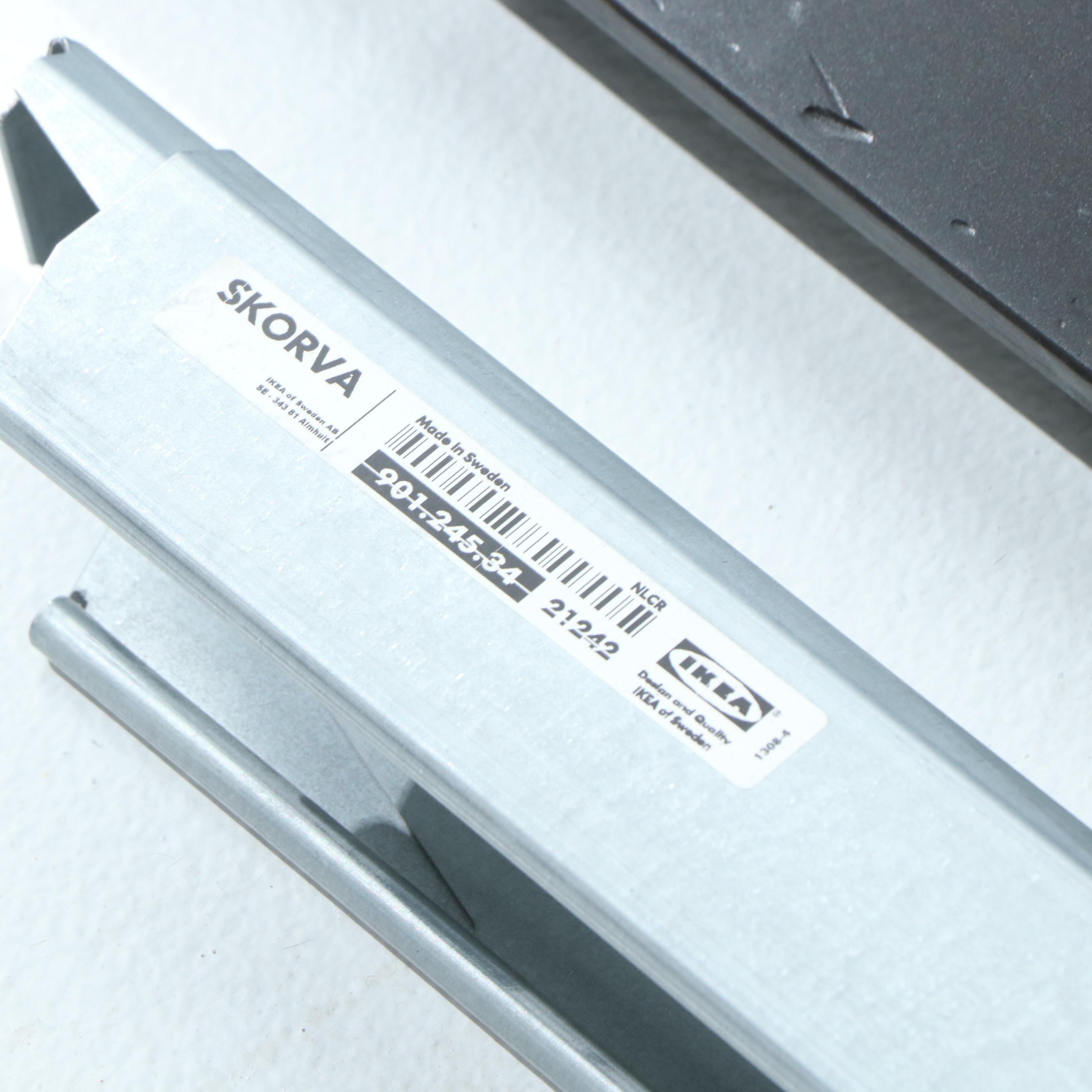 Carina Bengs for IKEA "Hemnes" Pine Queen Size Bed Frame in Black-Brown Finish