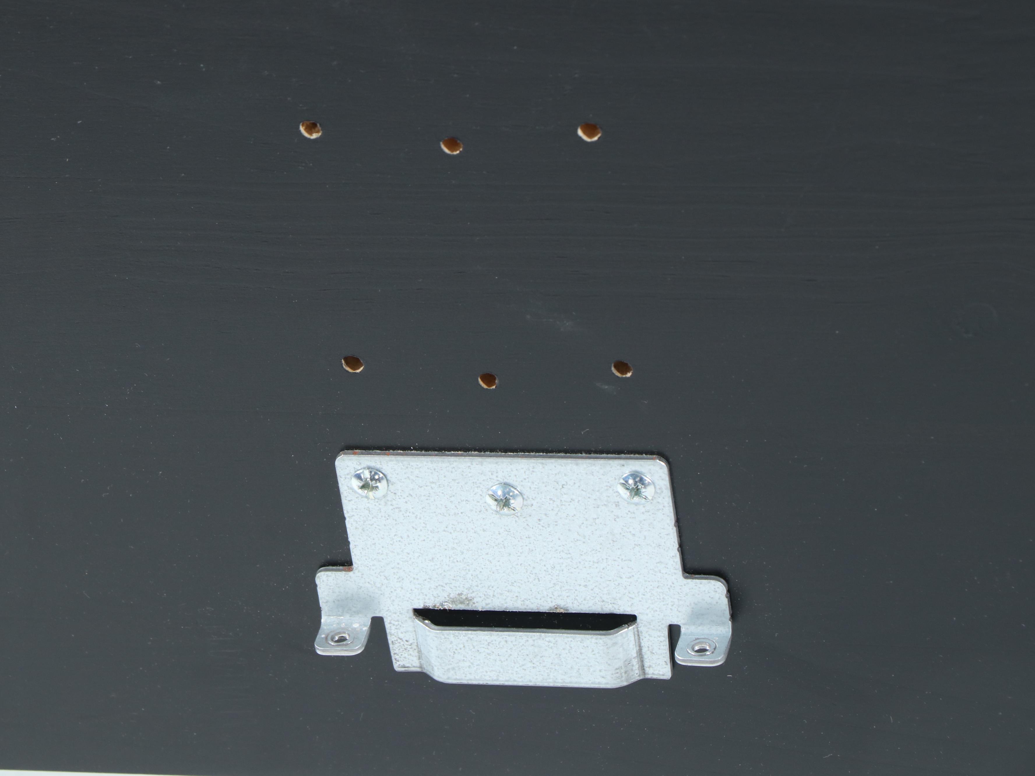 Carina Bengs for IKEA "Hemnes" Pine Queen Size Bed Frame in Black-Brown Finish