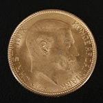 1915 Denmark Twenty Kroner Gold Coin