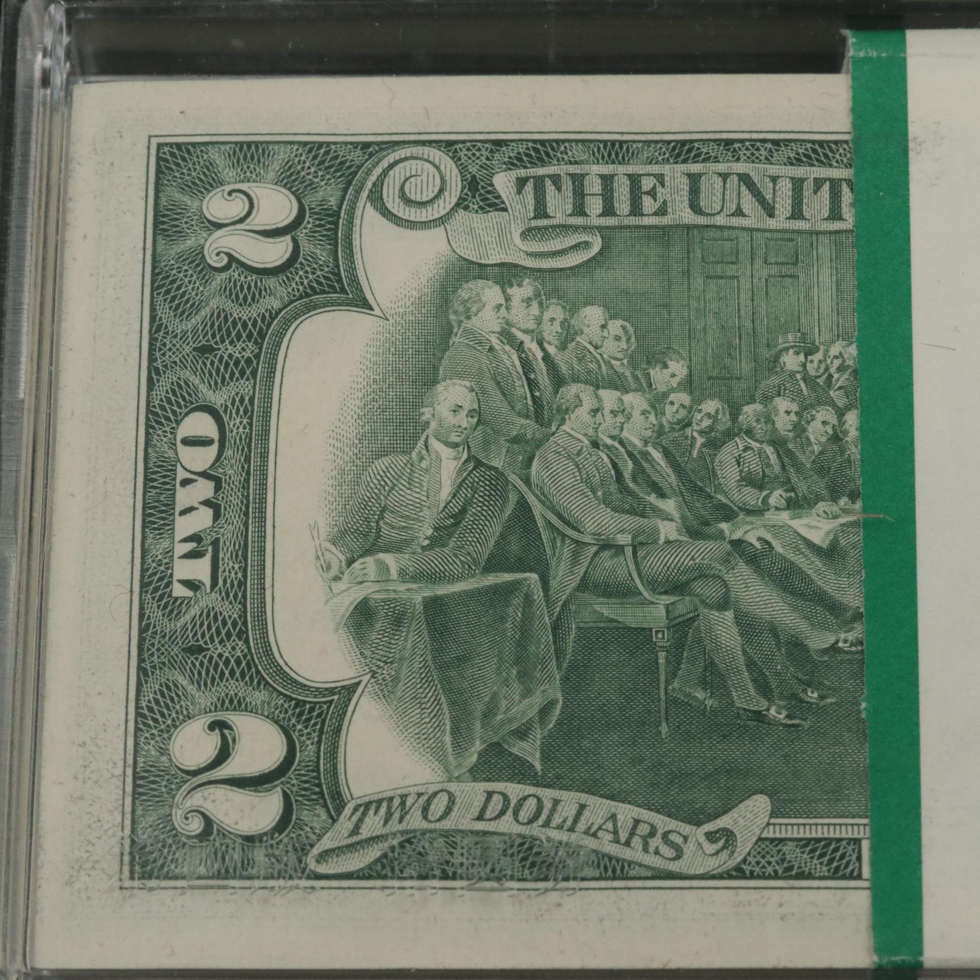 One Hundred 1976 $2 Dollar Federal Reserve Notes with Consecutive Serial Numbers