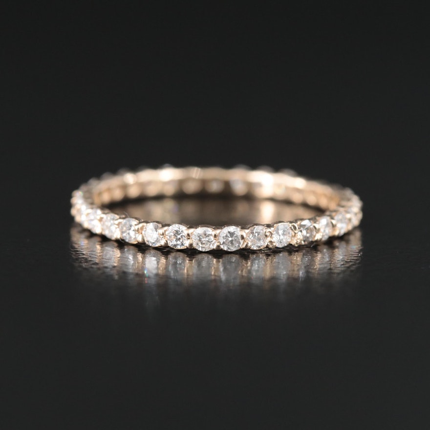 14K 0.58 CTW Diamond Eternity Band