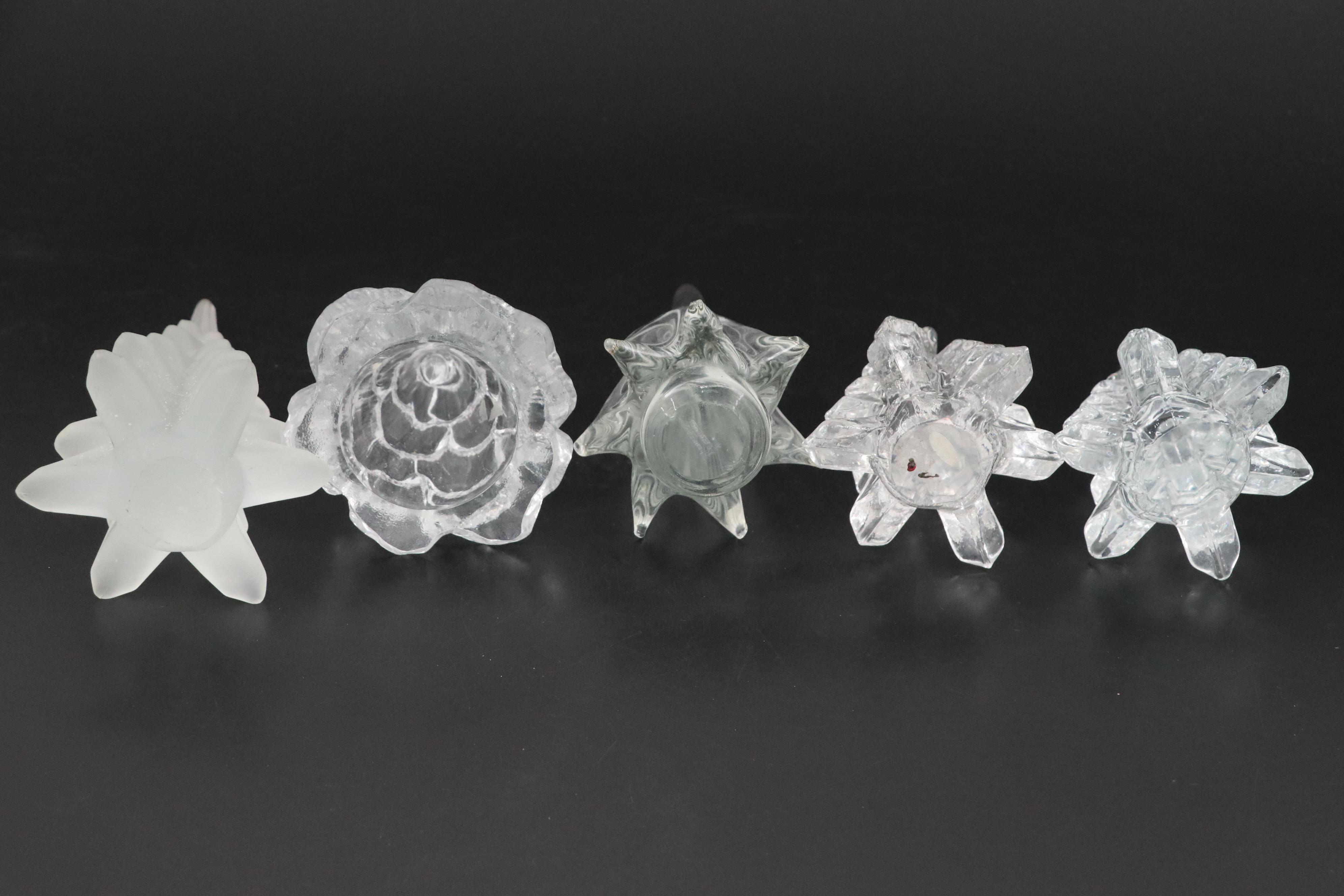 Lenox "Holiday" Porcelain with More Porcelain and Glass Christmas Tree Figurines