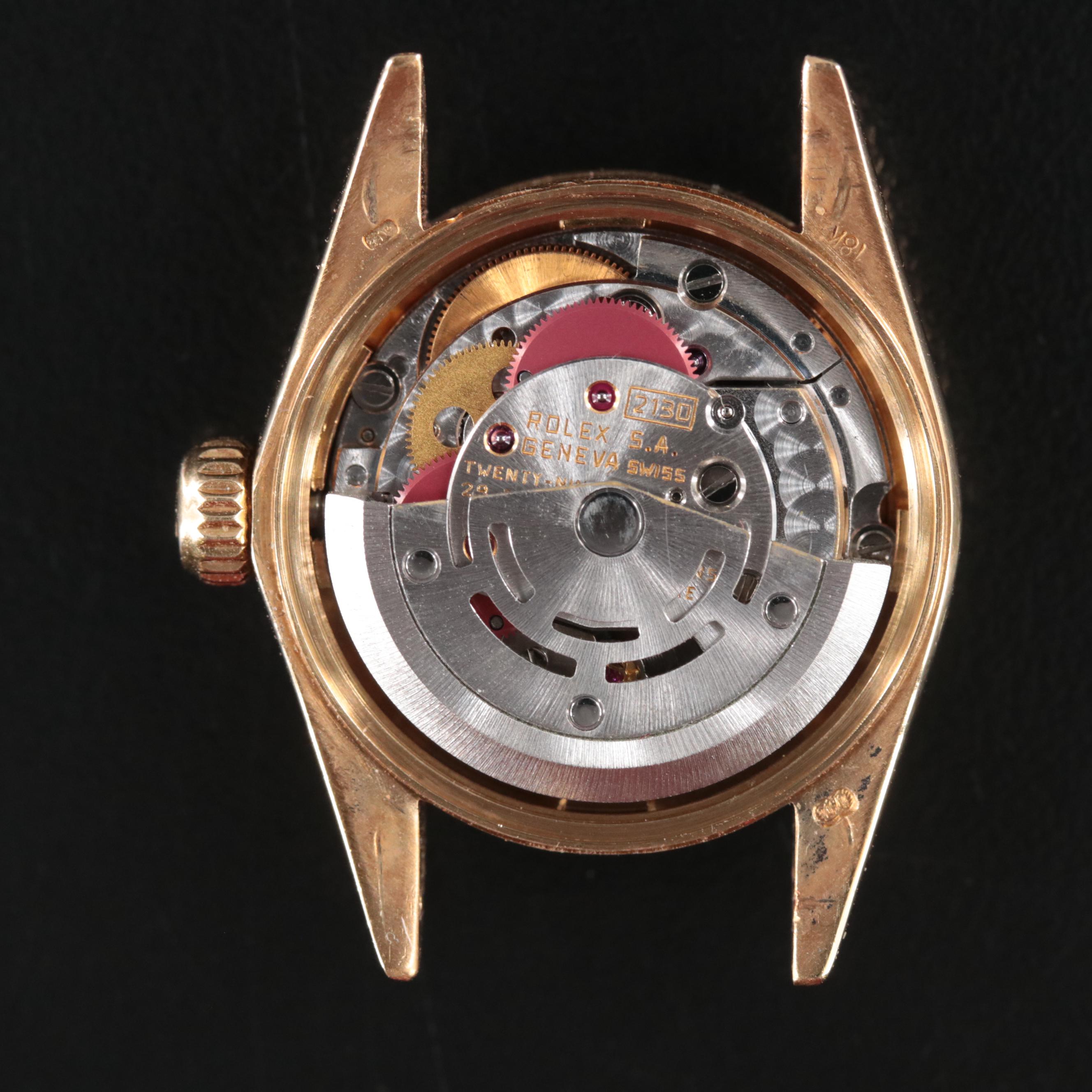 Rolex Oyster Perpetual 18K Yellow Gold 26MM Automatic Watch