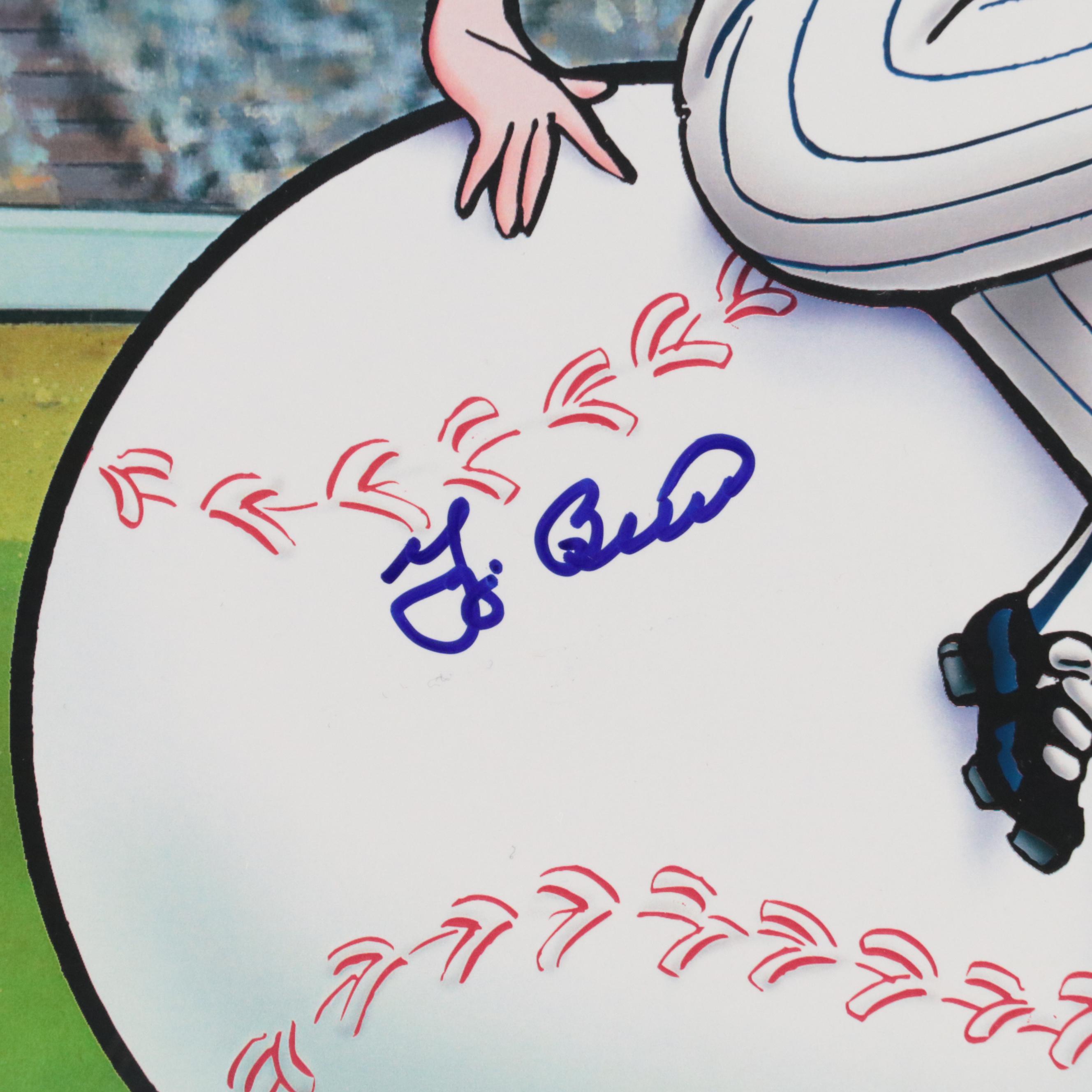 Yogi Berra Signed "Betty Boop" New York Yankees Limited Edition Print