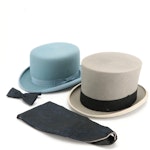 Christys' London Fur Felt Ascot Top Hats with Boxes and More