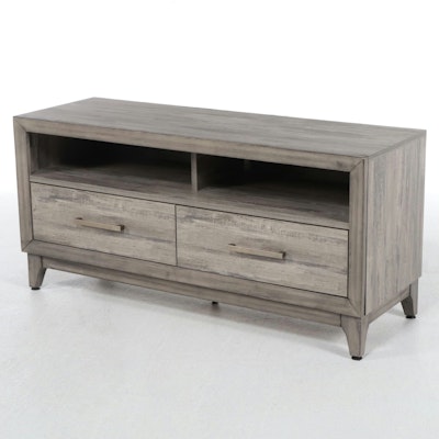 Liberty Furniture "Mercury Collection" TV Console in Driftwood Gray Finish