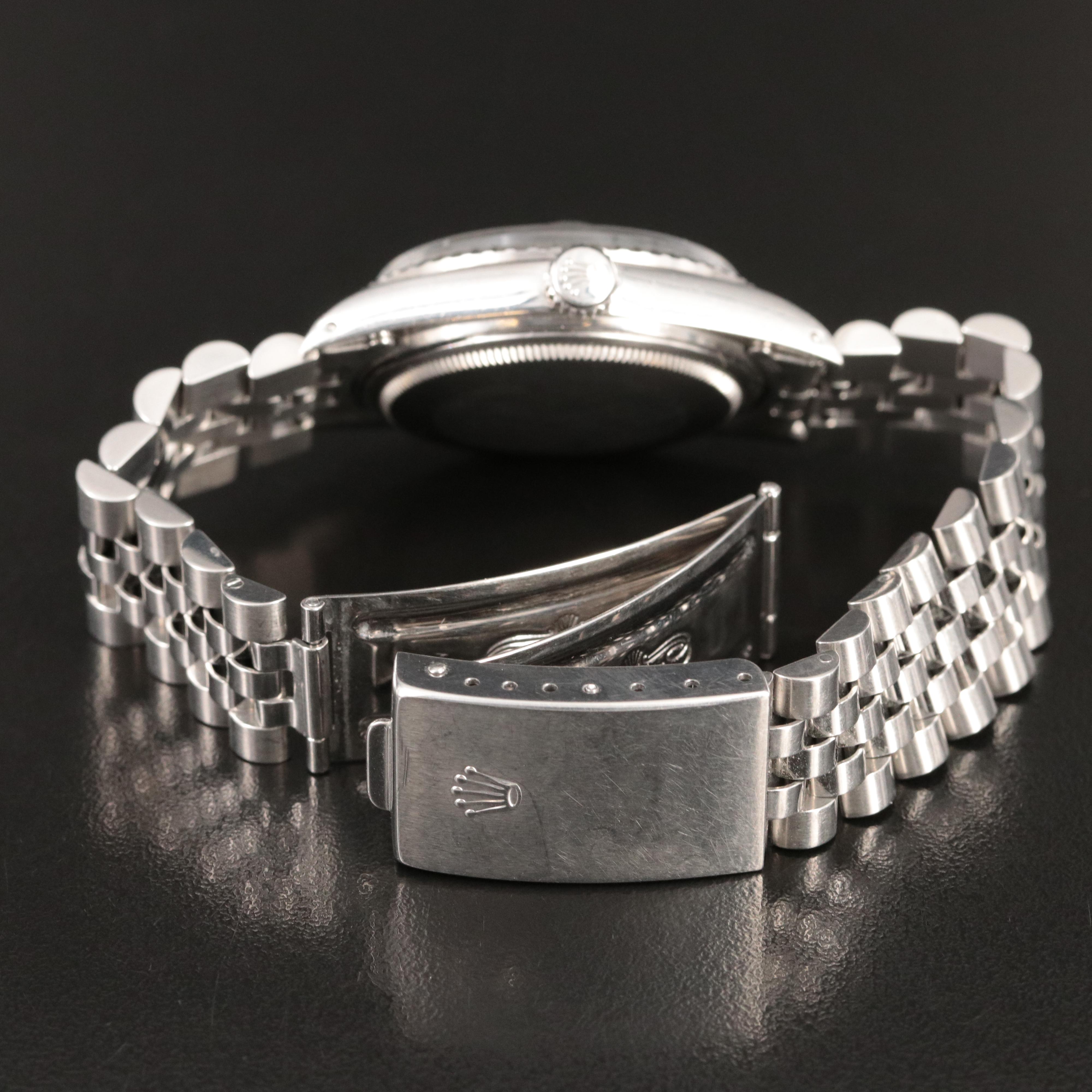 1984 Rolex Datejust Stainless Steel Automatic Watch