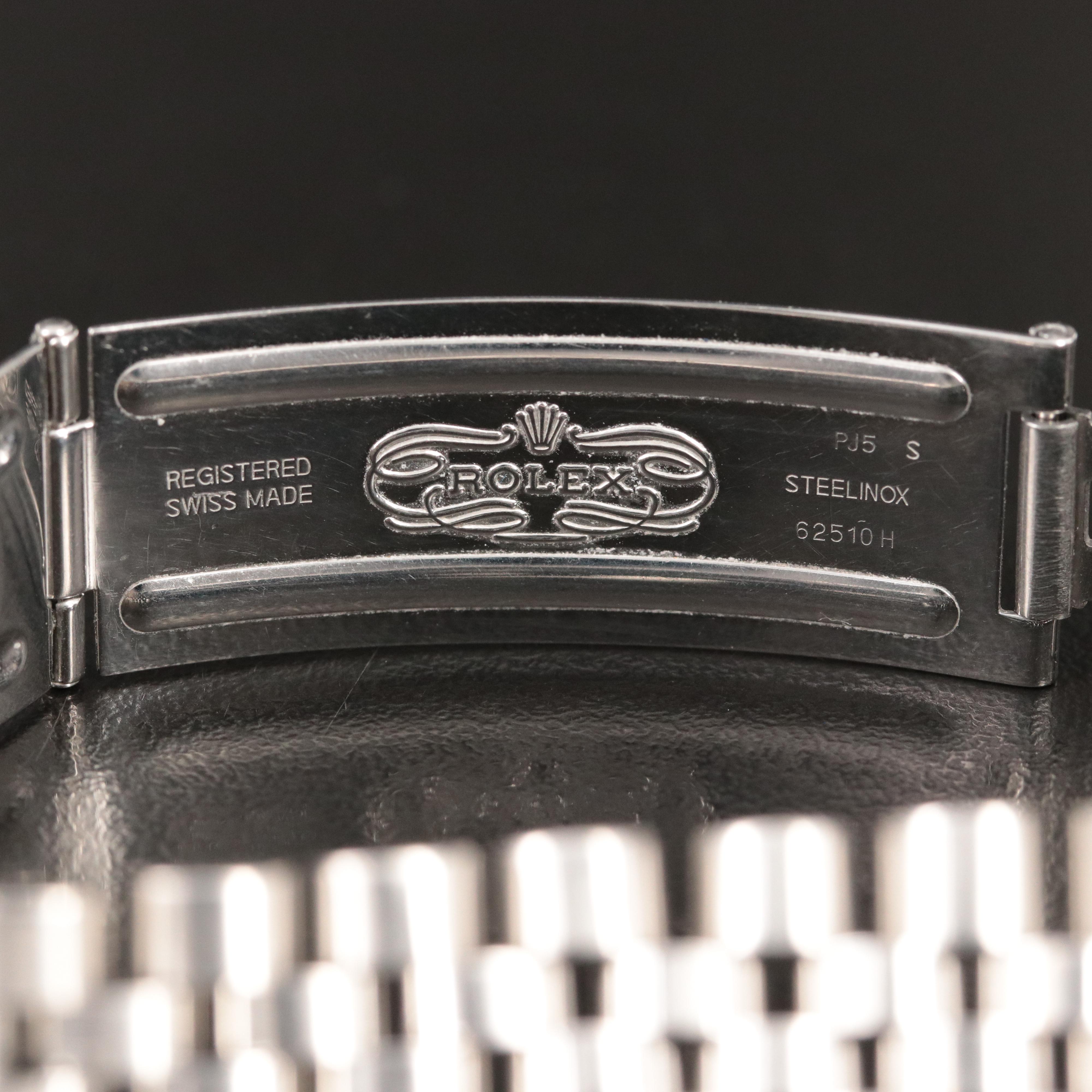 1984 Rolex Datejust Stainless Steel Automatic Watch