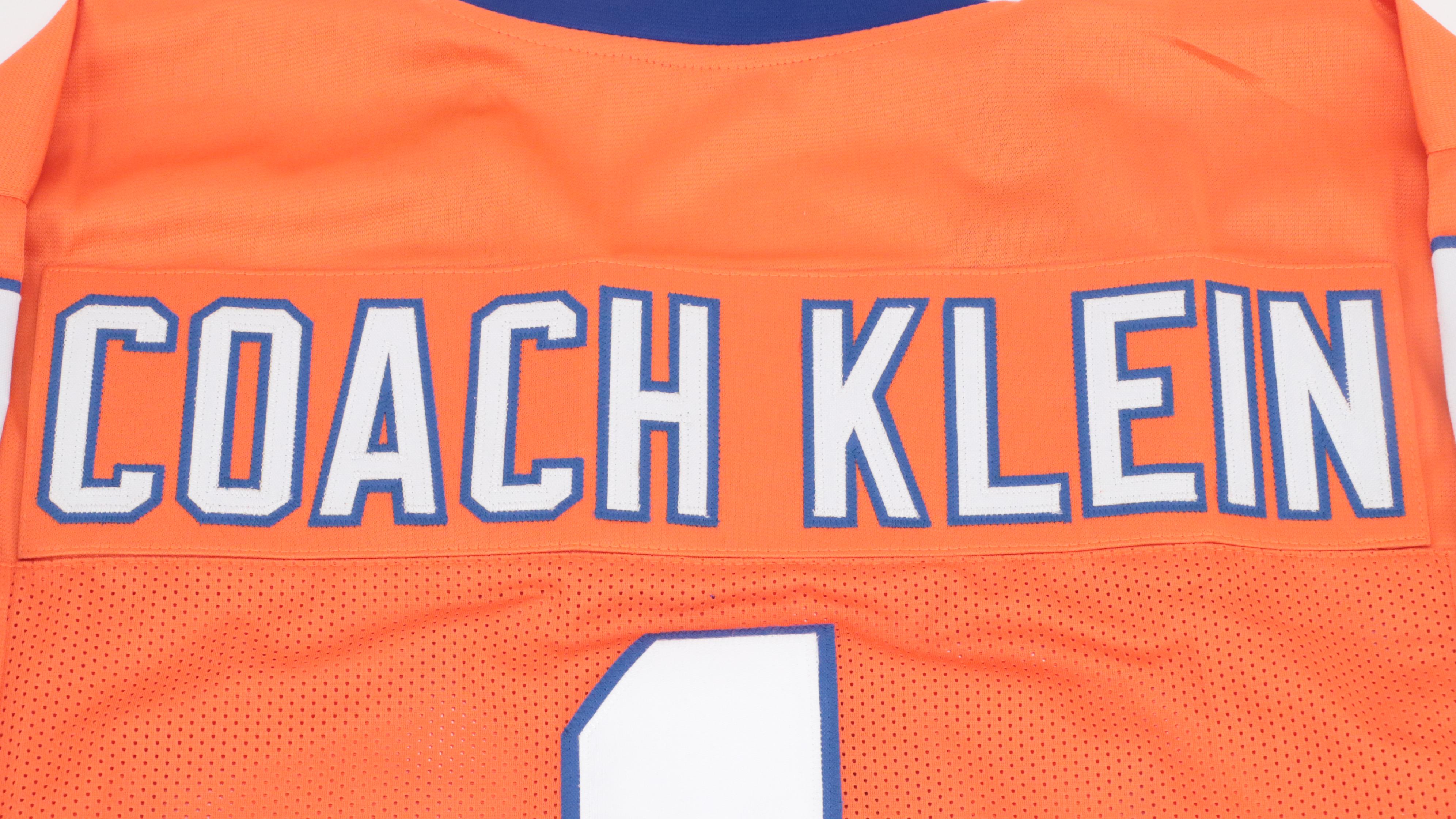 Henry Winkler Signed "The Waterboy" Coach Klein Football Jersey