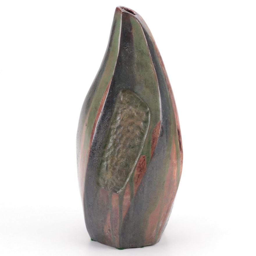 Hanson Art Pottery Sculptural Vase