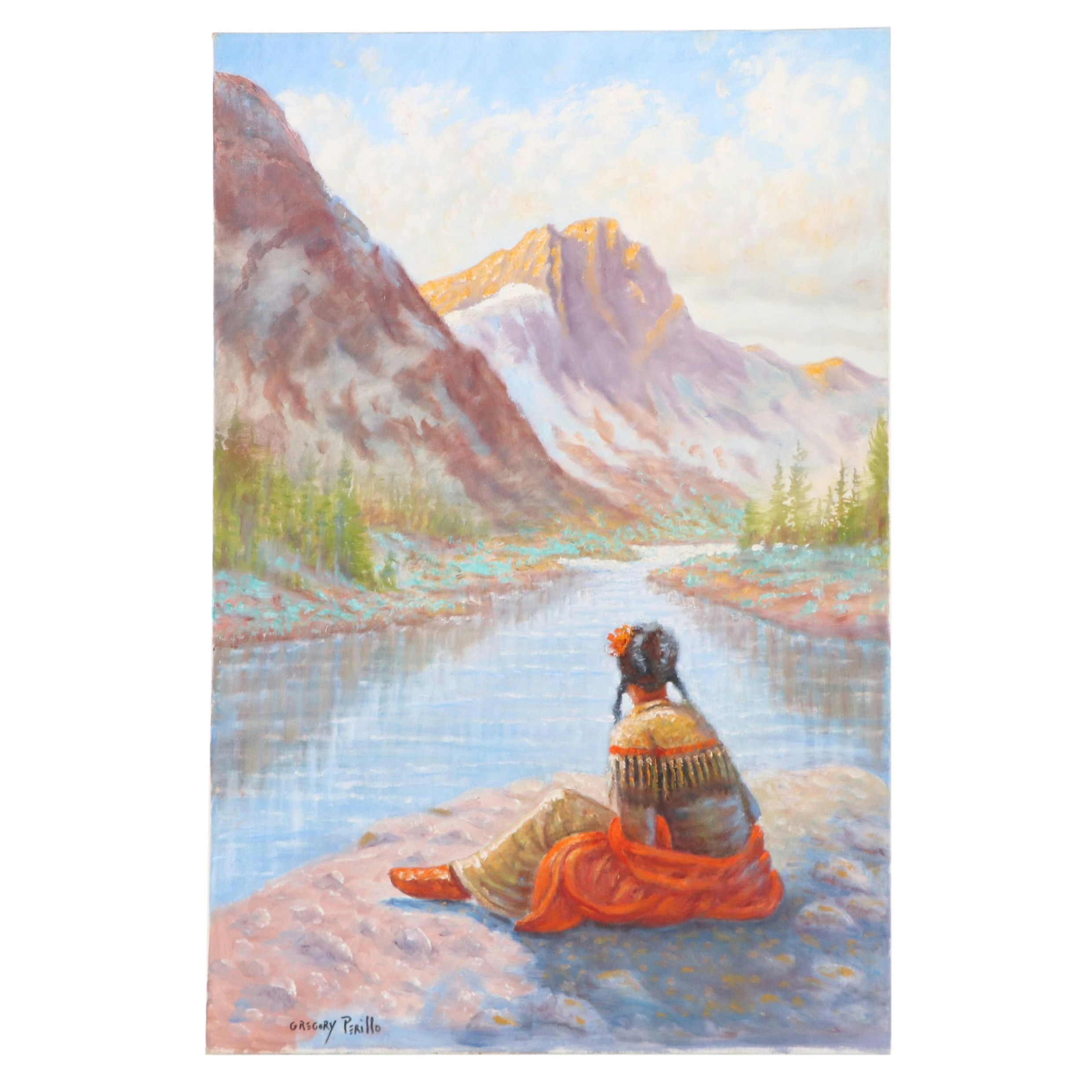 Gregory Perillo Oil Painting "Montana"
