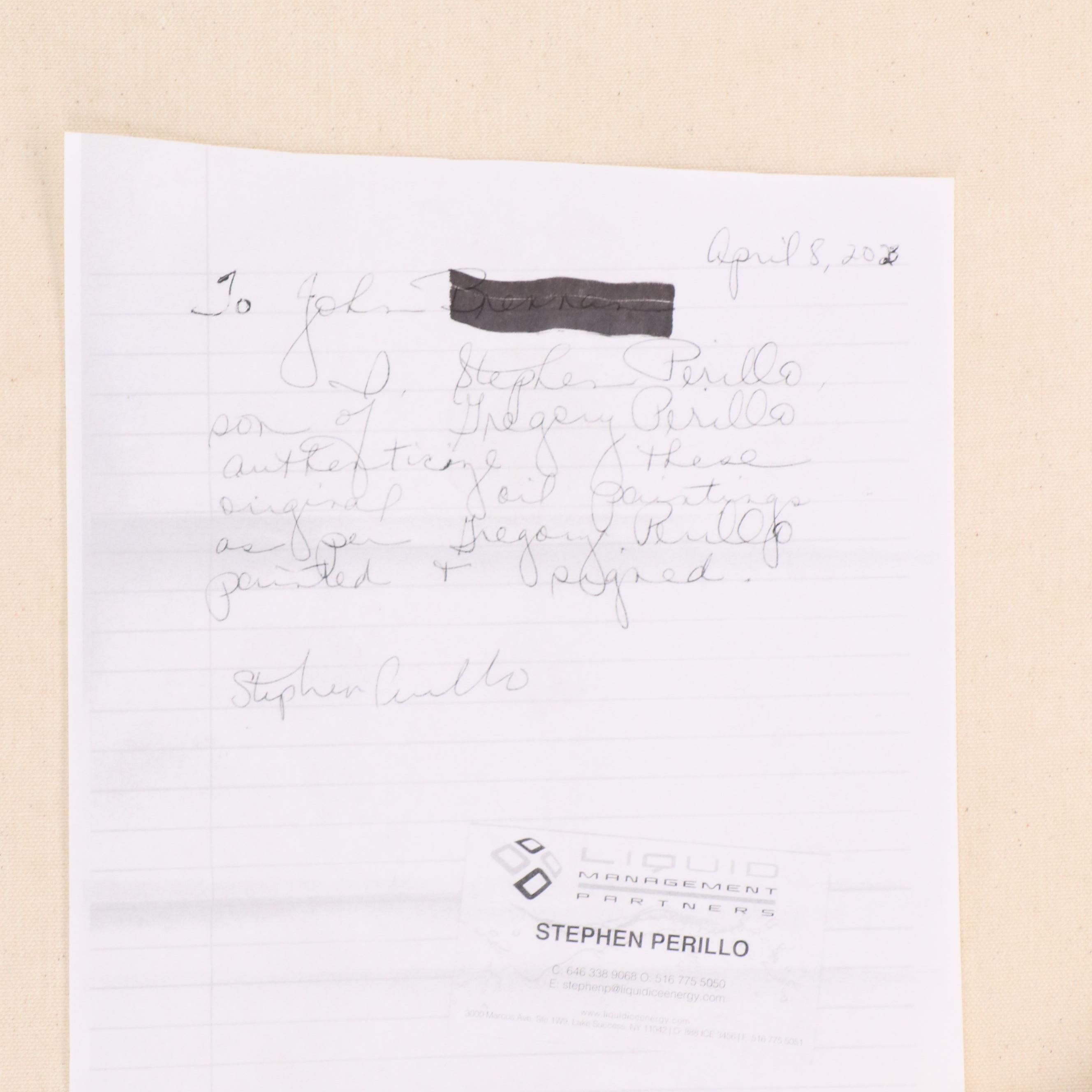 Gregory Perillo Oil Painting "Montana"