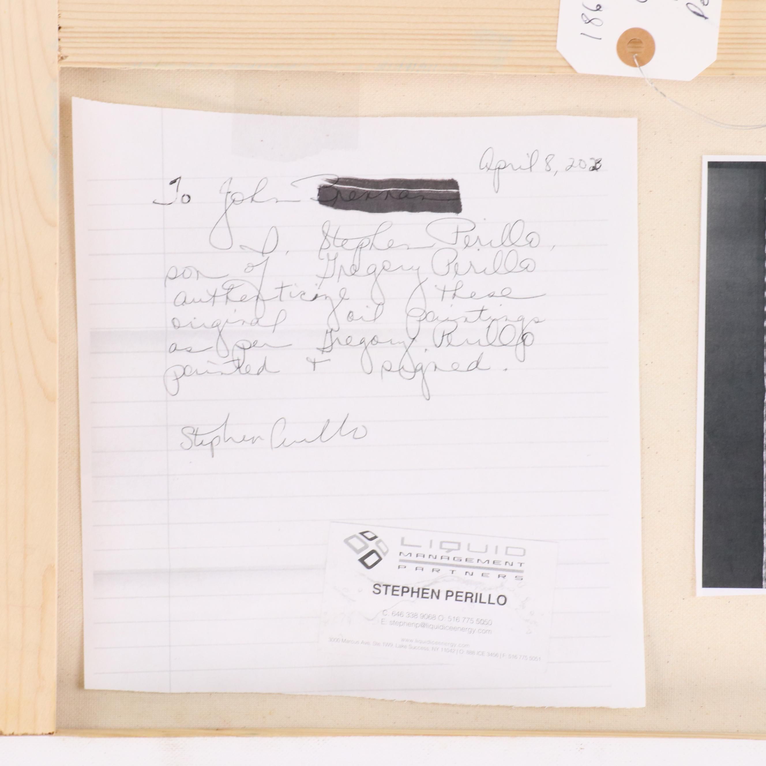 Gregory Perillo Oil Painting of Horses Running on Beach