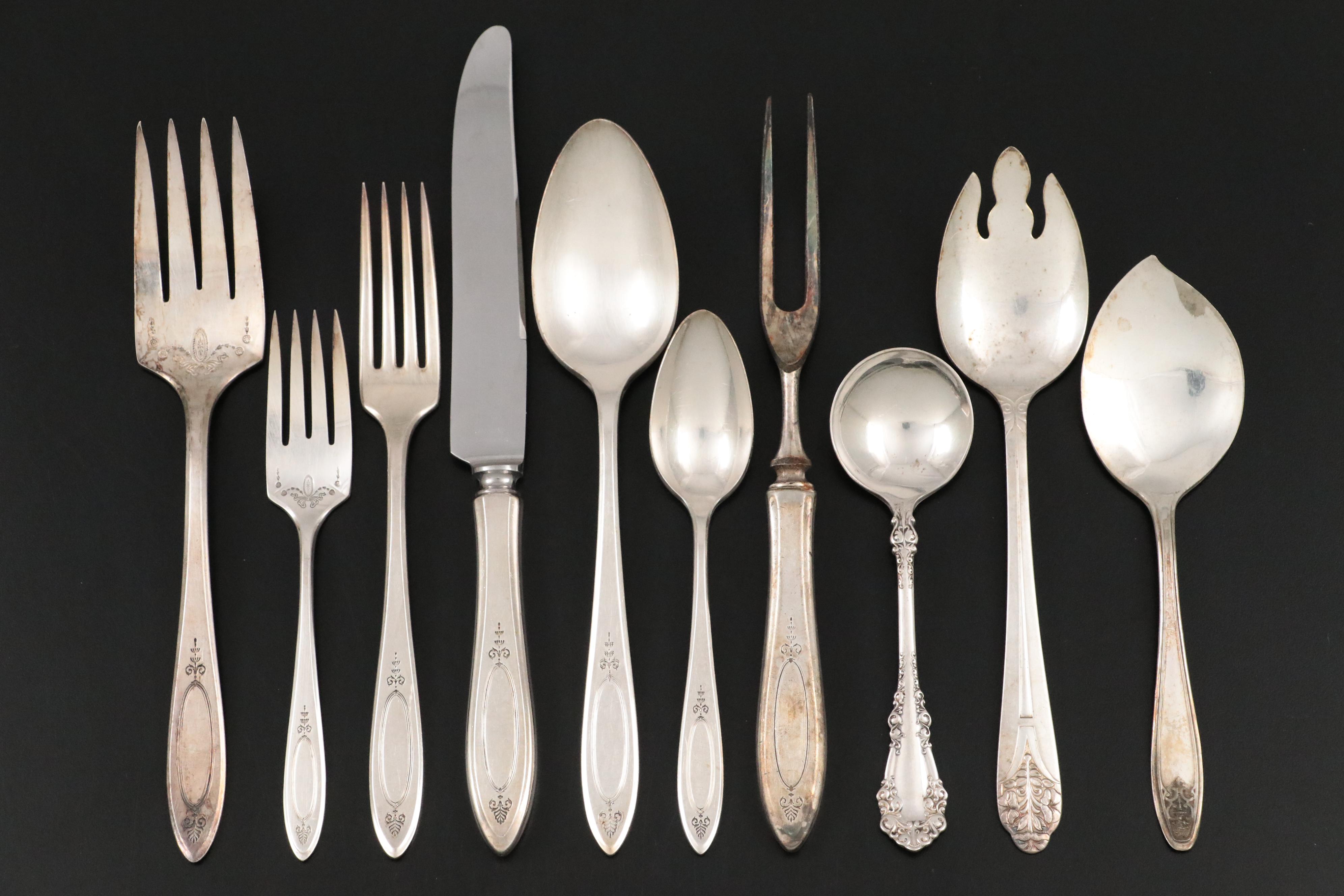 Oneida Community Plate "Adam" Silver Plate Flatware
