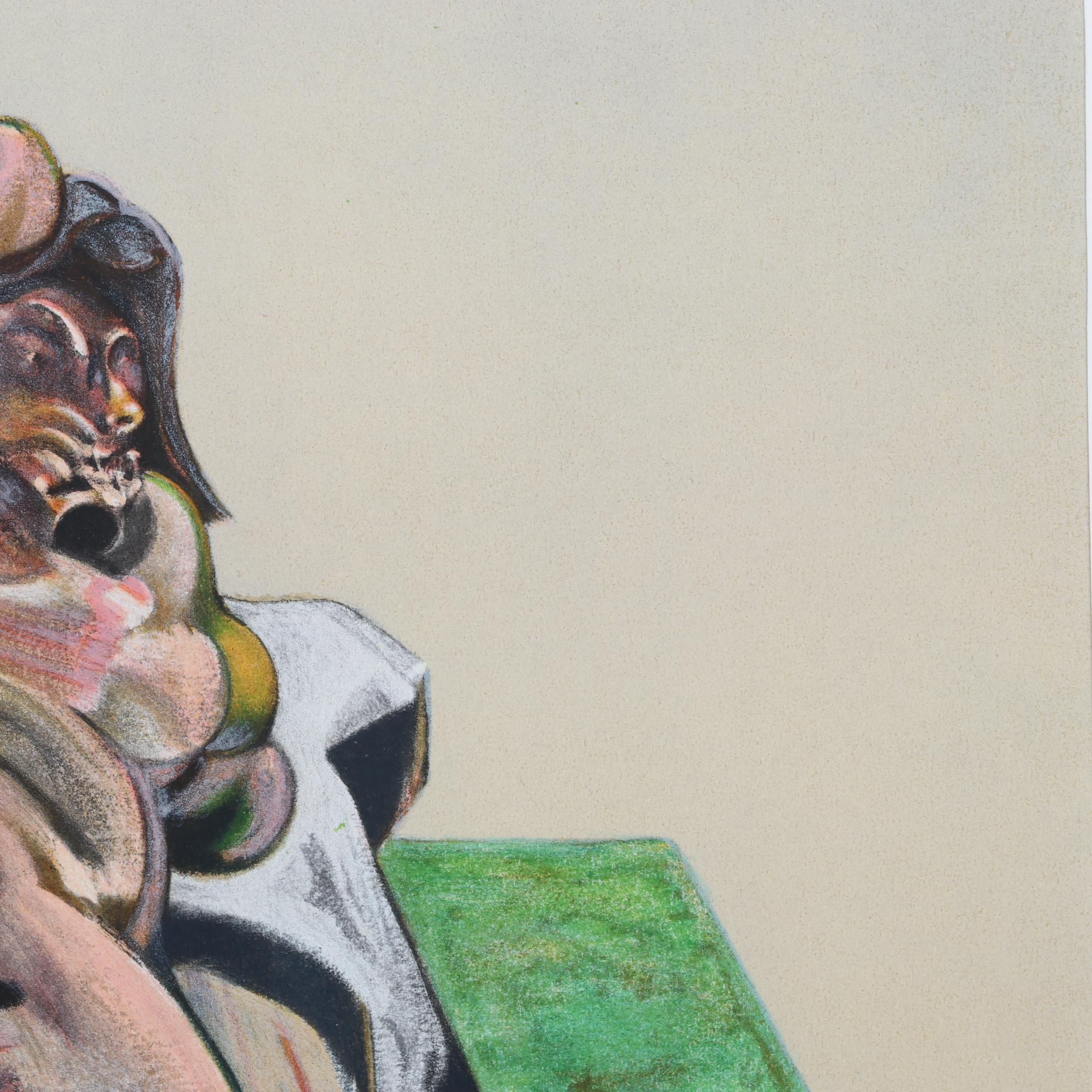 Francis Bacon Color Lithograph "Portrait of Henrietta Moraes," 1966