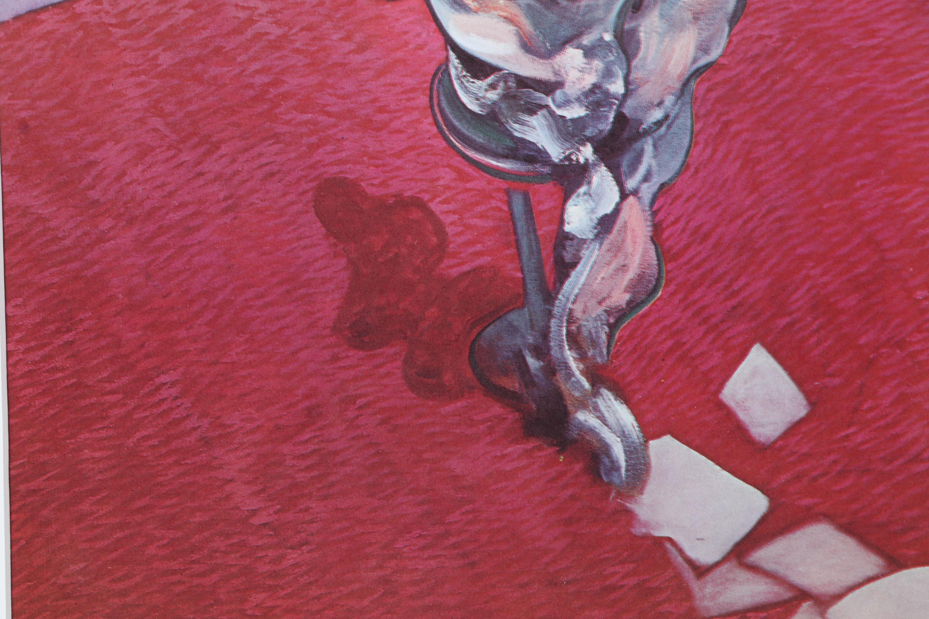 Francis Bacon Color Lithograph "Portrait of George Dyer Talking," 1966