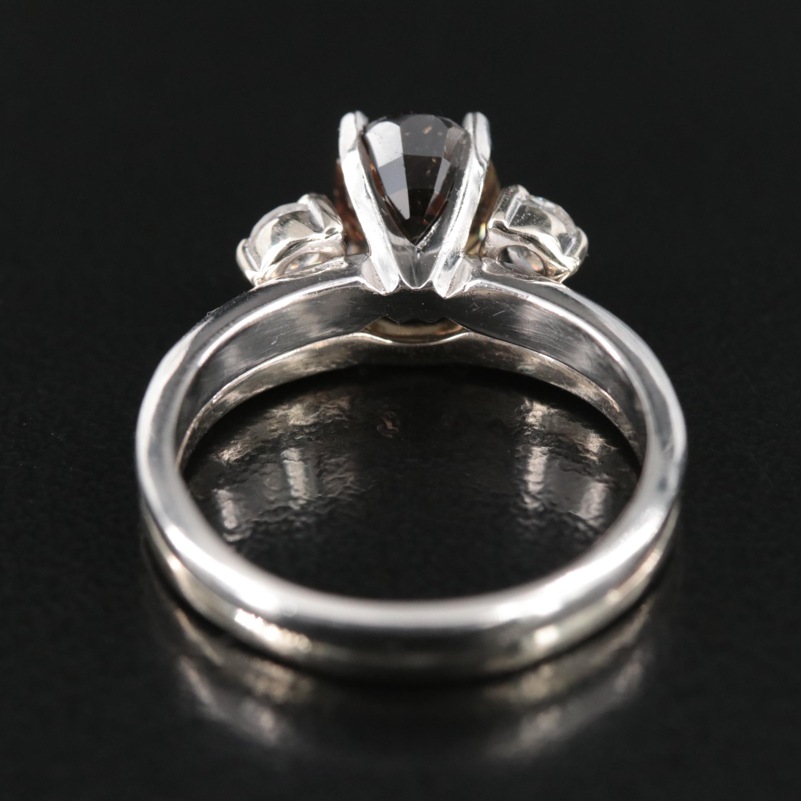 Platinum and 14K 2.31 CT Ceylon Alexandrite and Diamond Ring with GIA Report