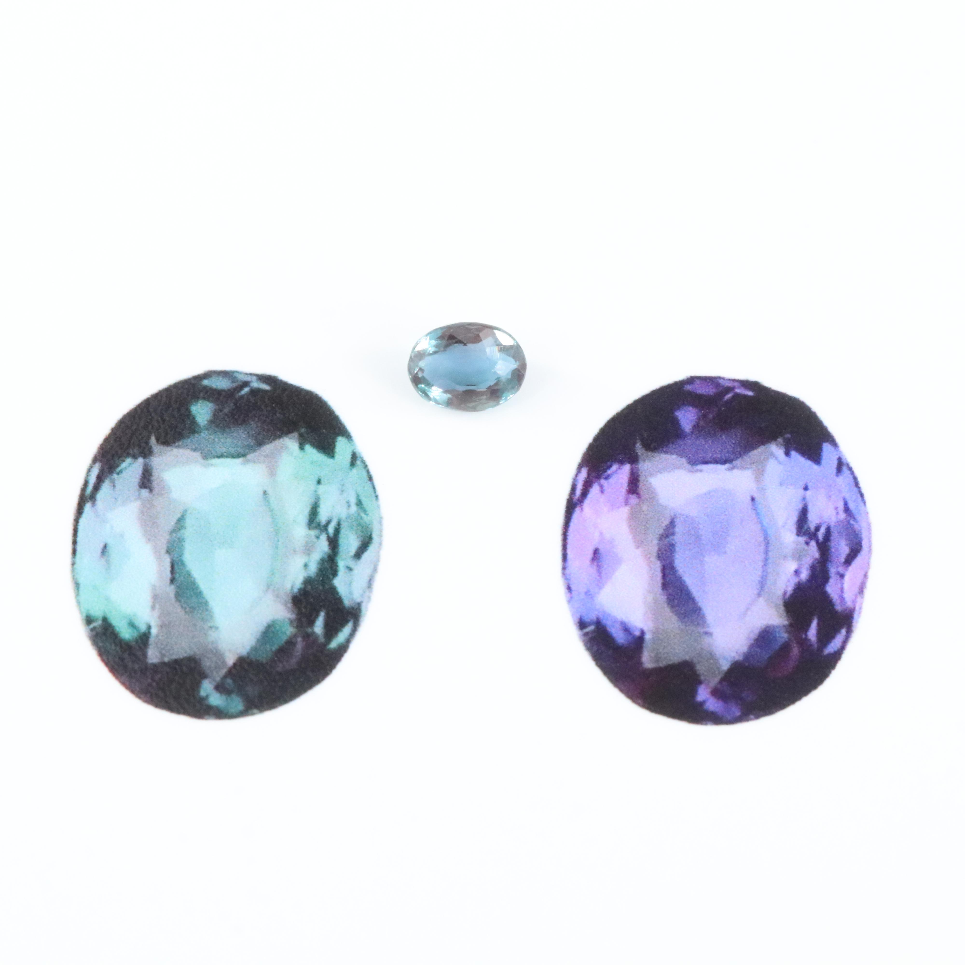 Loose 0.32 CT Alexandrite with GIA Report