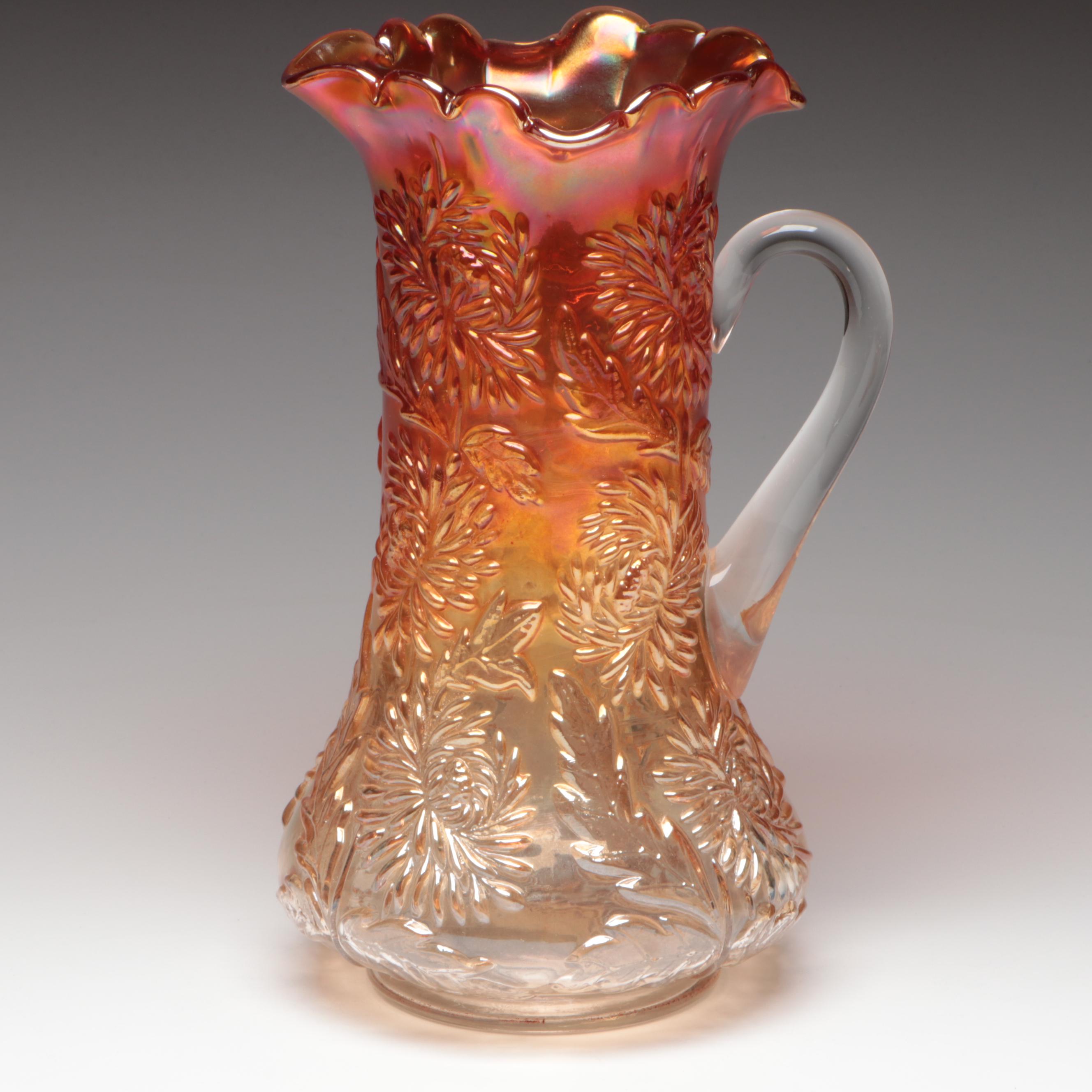 Federal Glass "Normandie (Iridescent)" Glass Sherbert Glasses with More