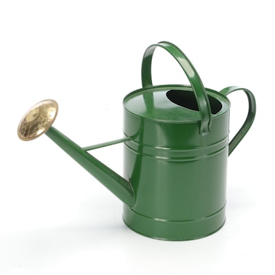 Smith & Hawken Green Metal Watering Can