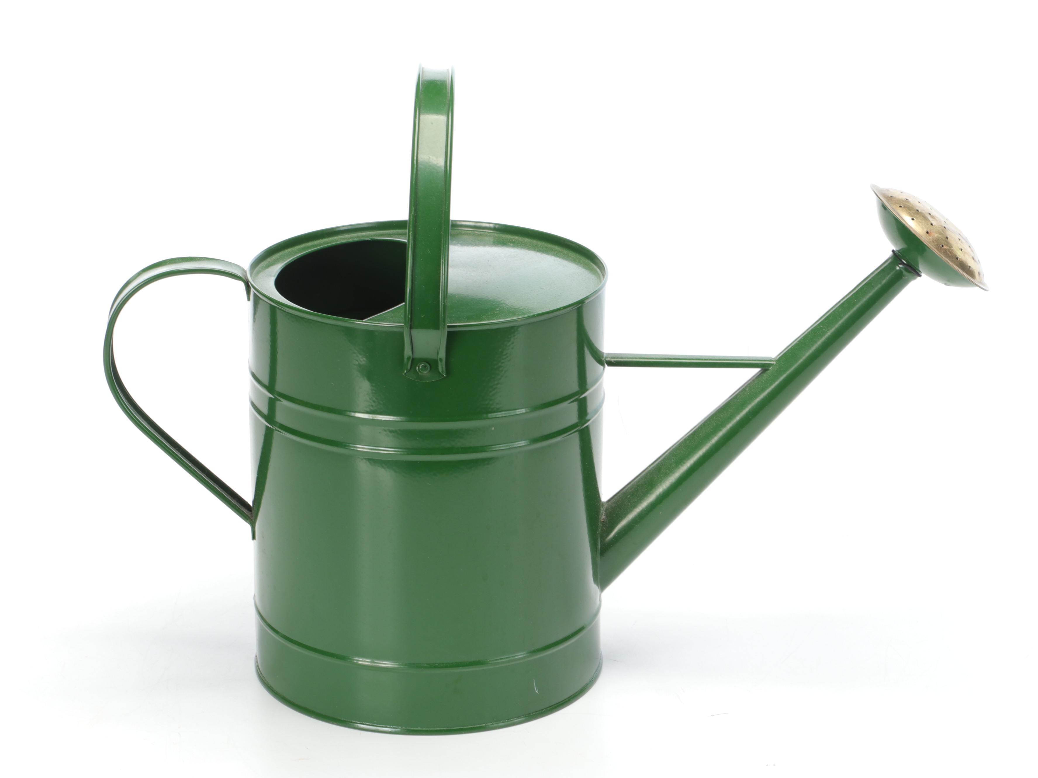 Smith & Hawken Green Metal Watering Can