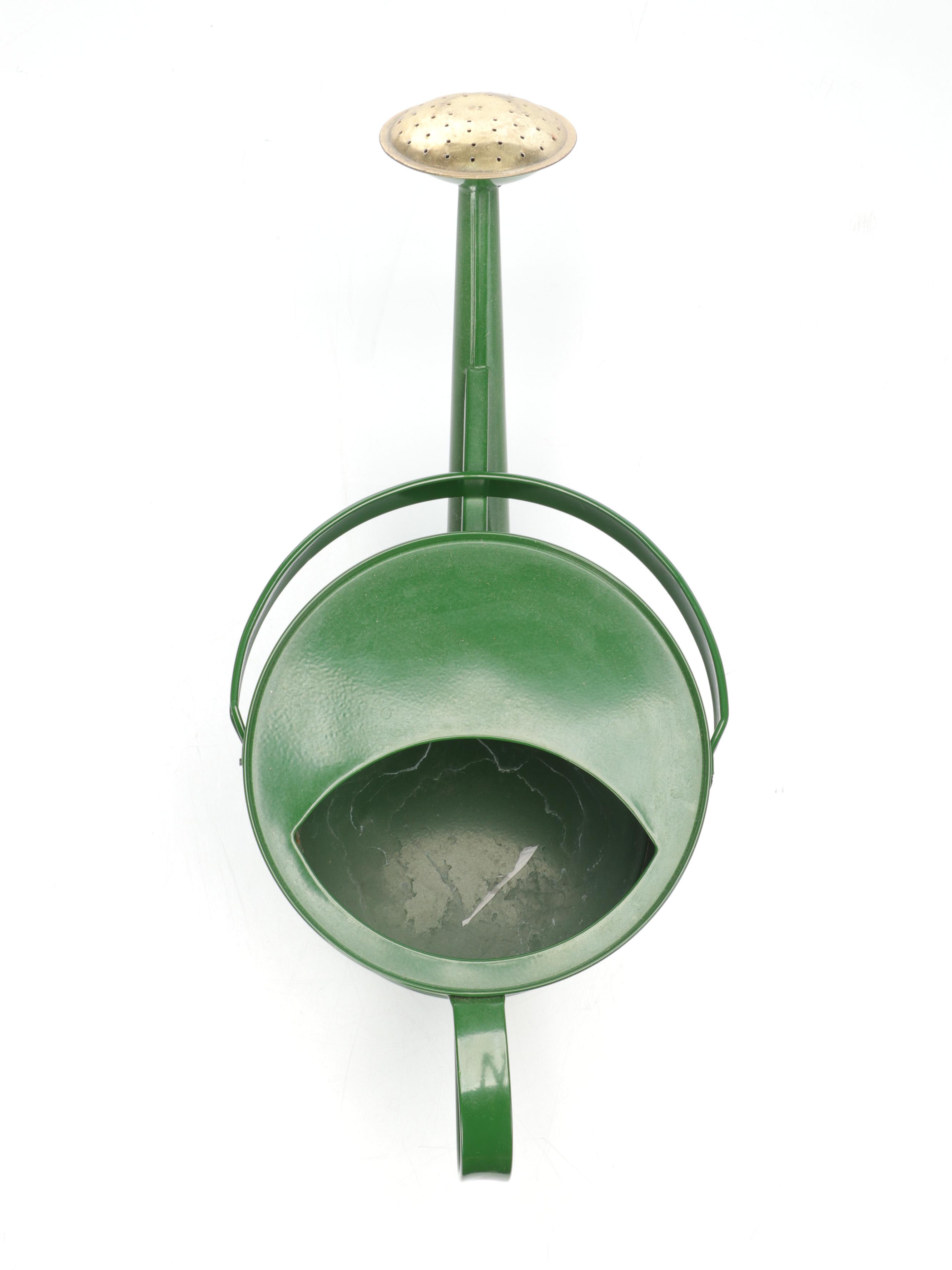 Smith & Hawken Green Metal Watering Can