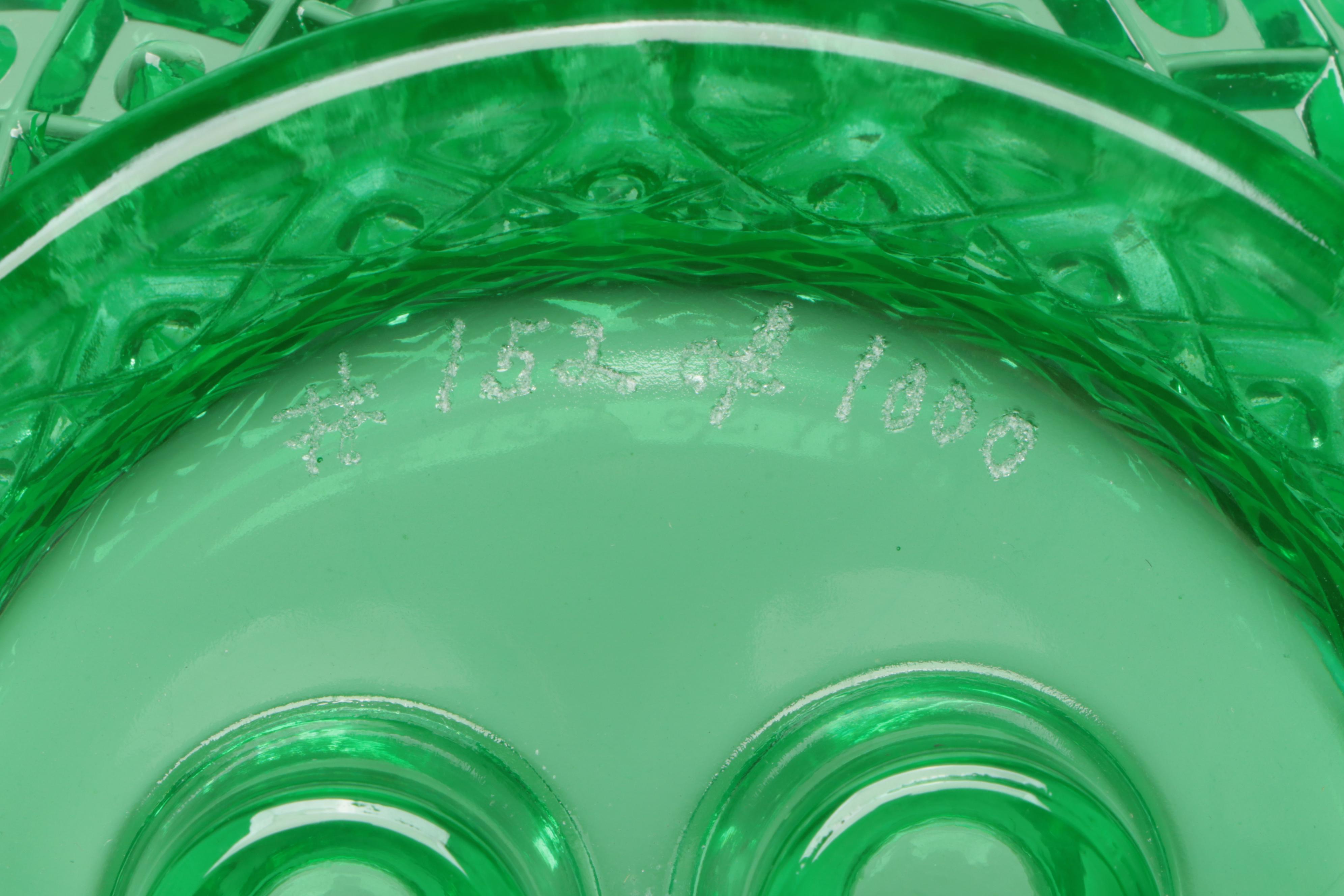 Fenton Limited Edition Uranium Glass Epergne