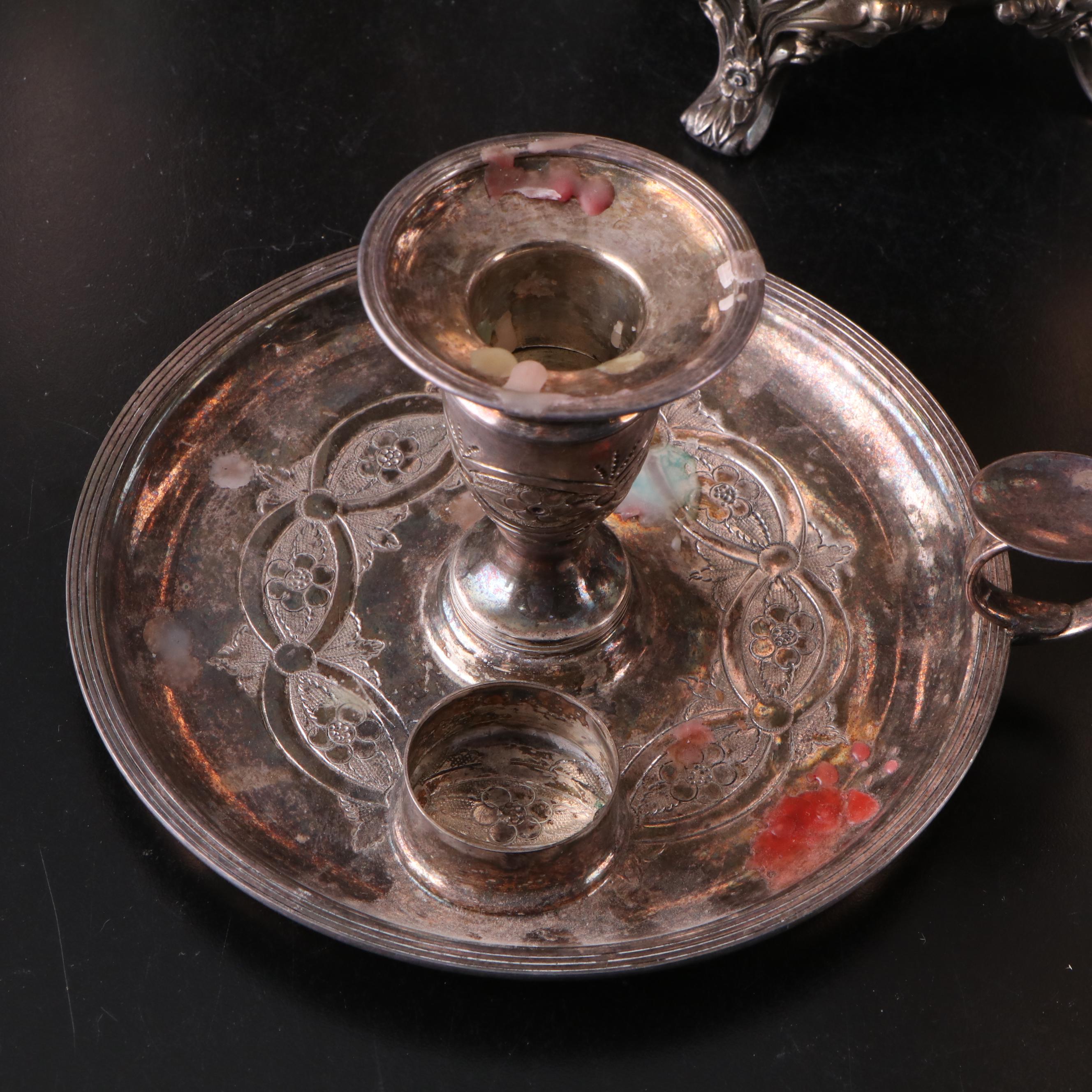 Wm Rogers & Sons Silver Plate Pitcher with Other Silver Plate Pitchers and More