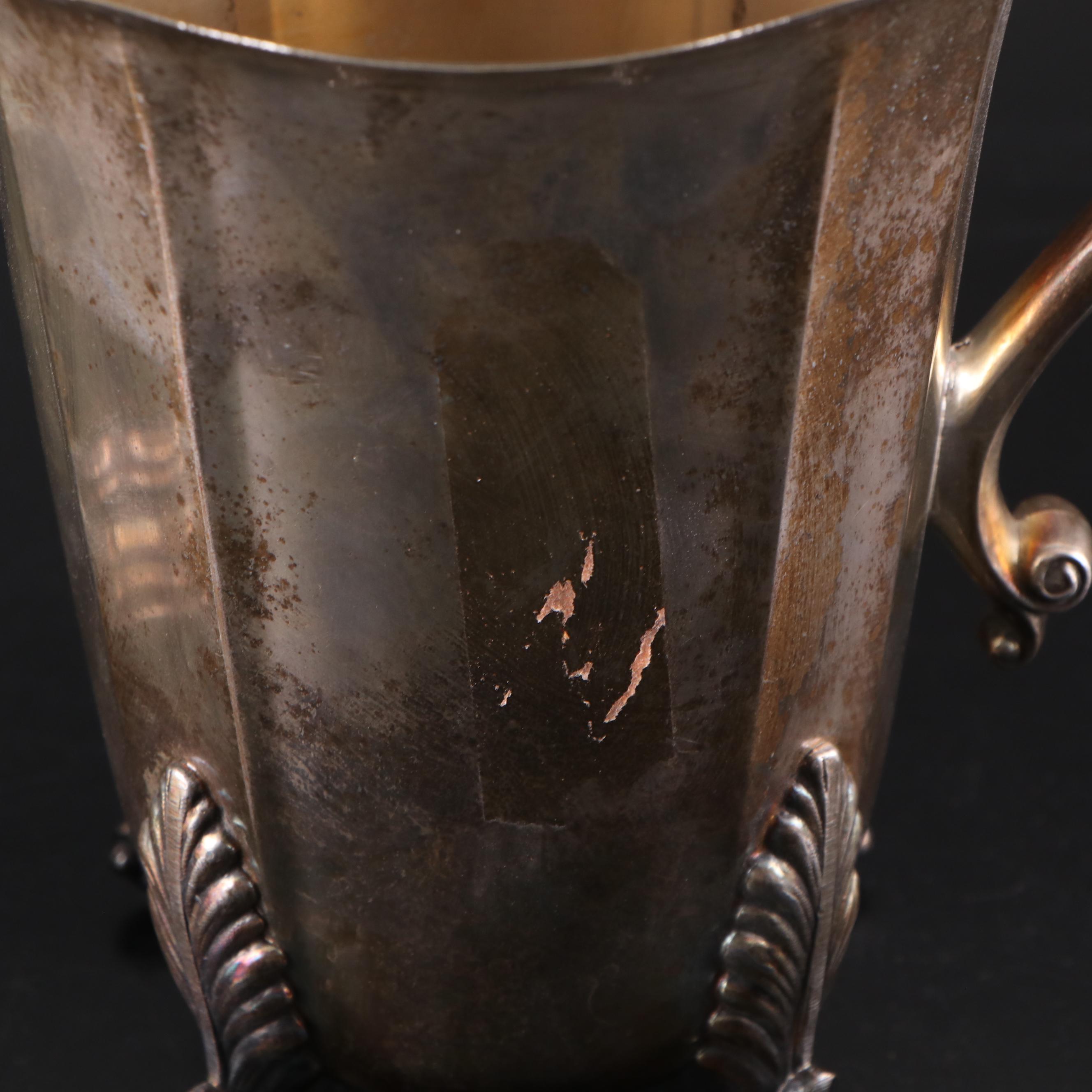 Wm Rogers & Sons Silver Plate Pitcher with Other Silver Plate Pitchers and More