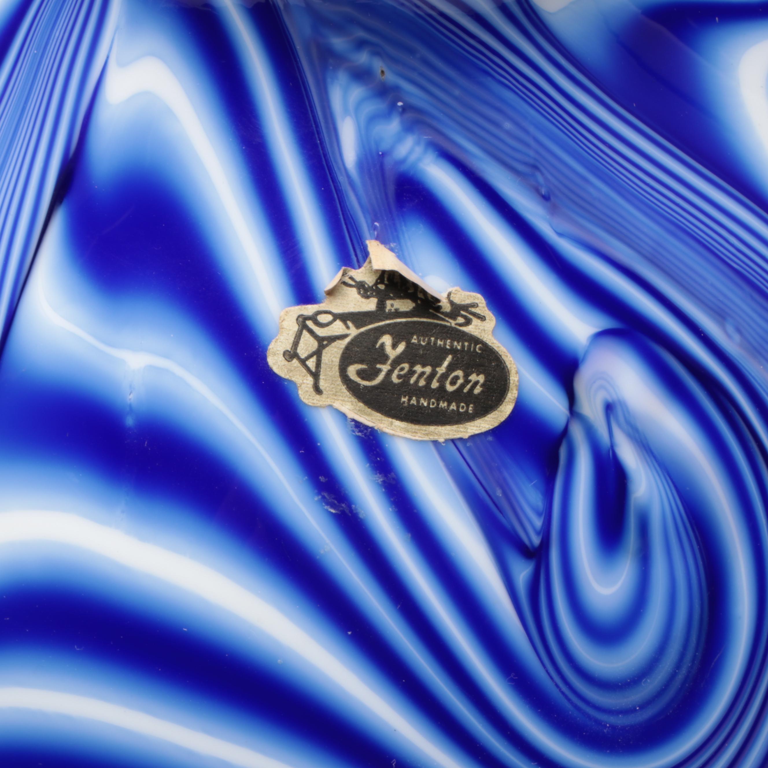 Dave Fetty for Fenton Labyrinth Limited Edition Glass Vase, 1975