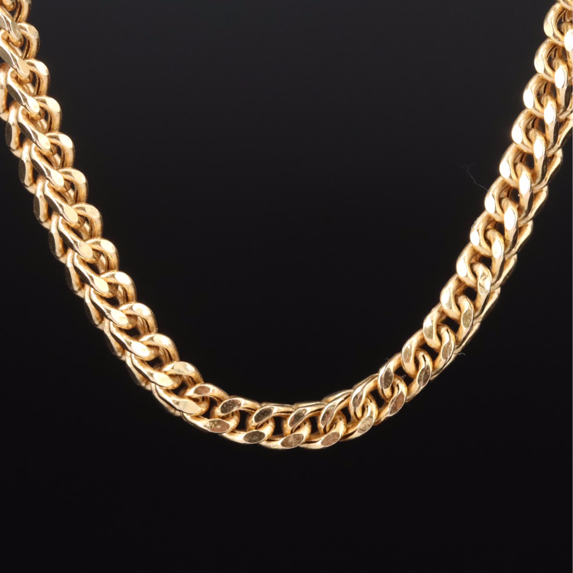 14K Wheat Chain Necklace