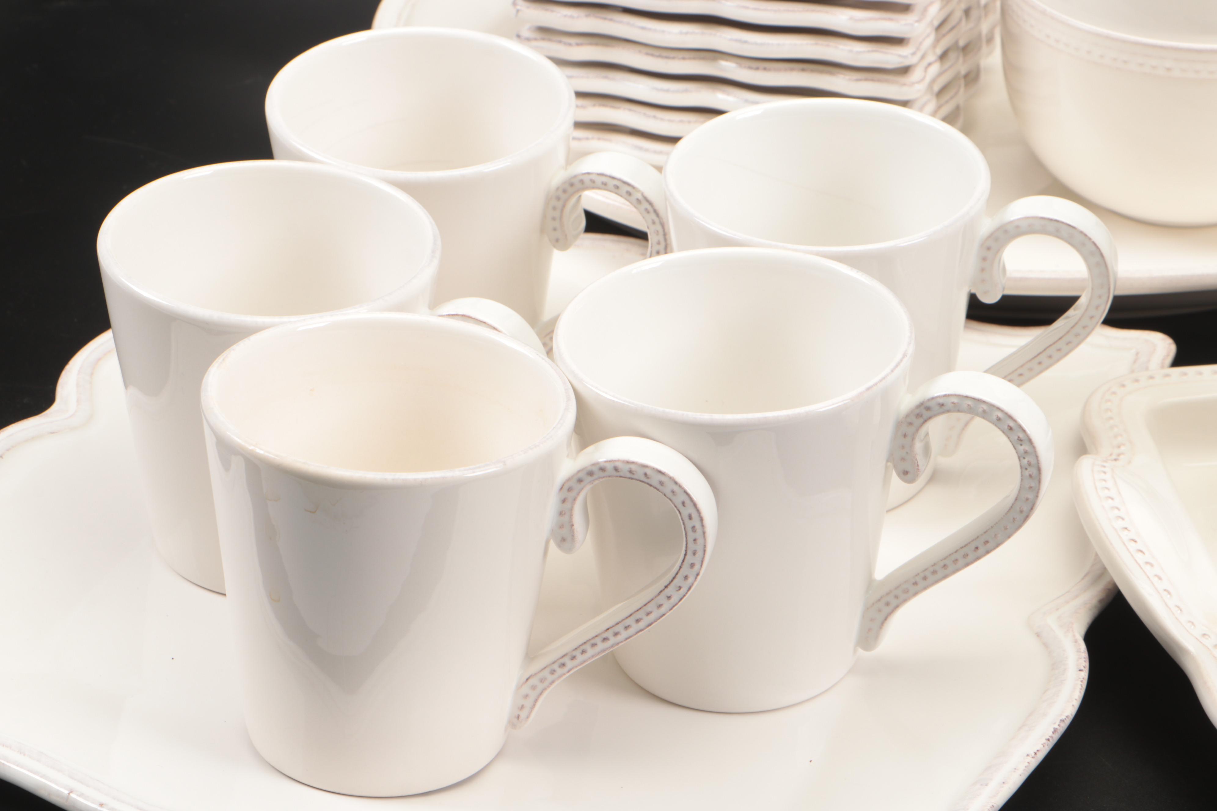 Sur La Table "Pearl" Stoneware Dinnerware