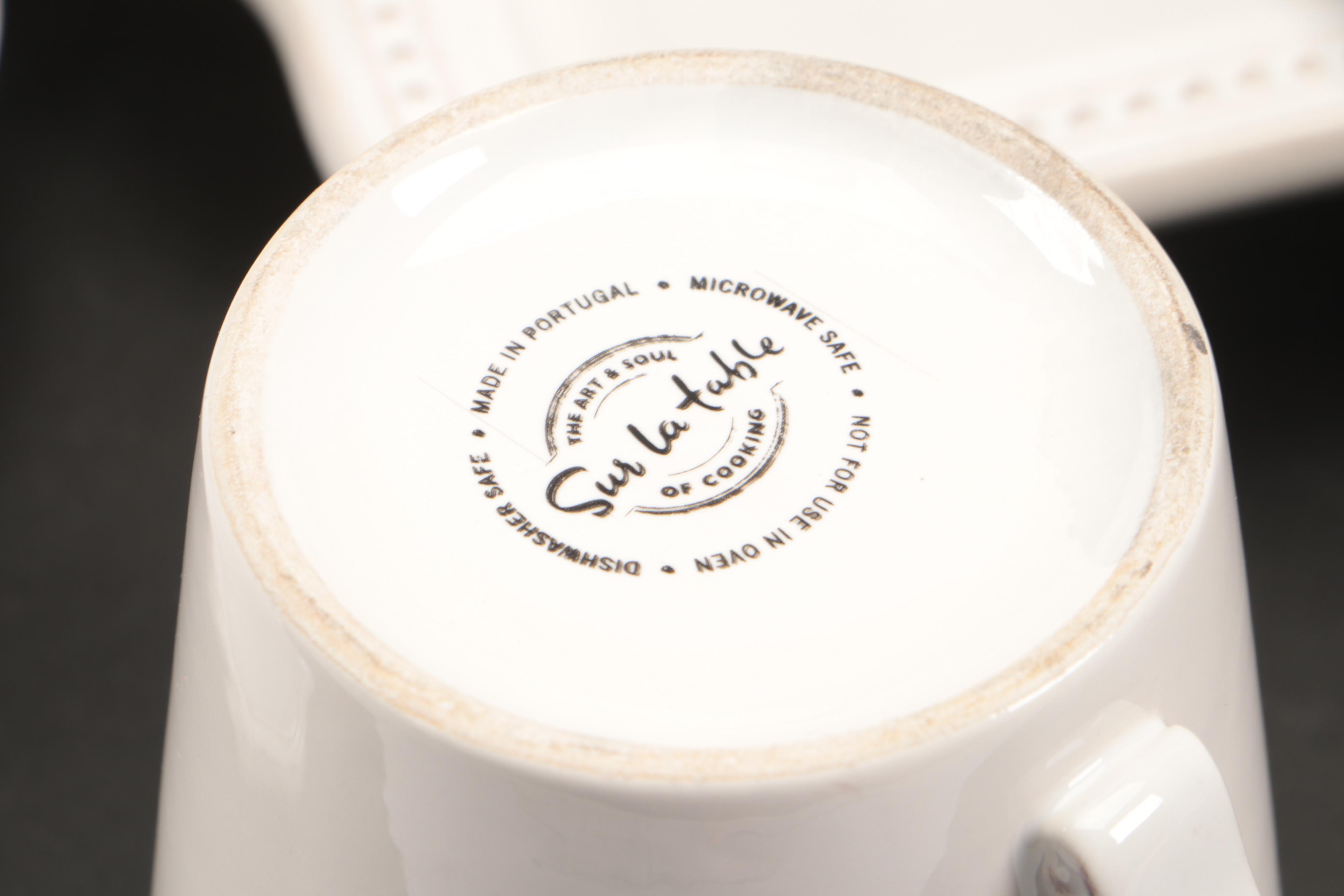 Sur La Table "Pearl" Stoneware Dinnerware