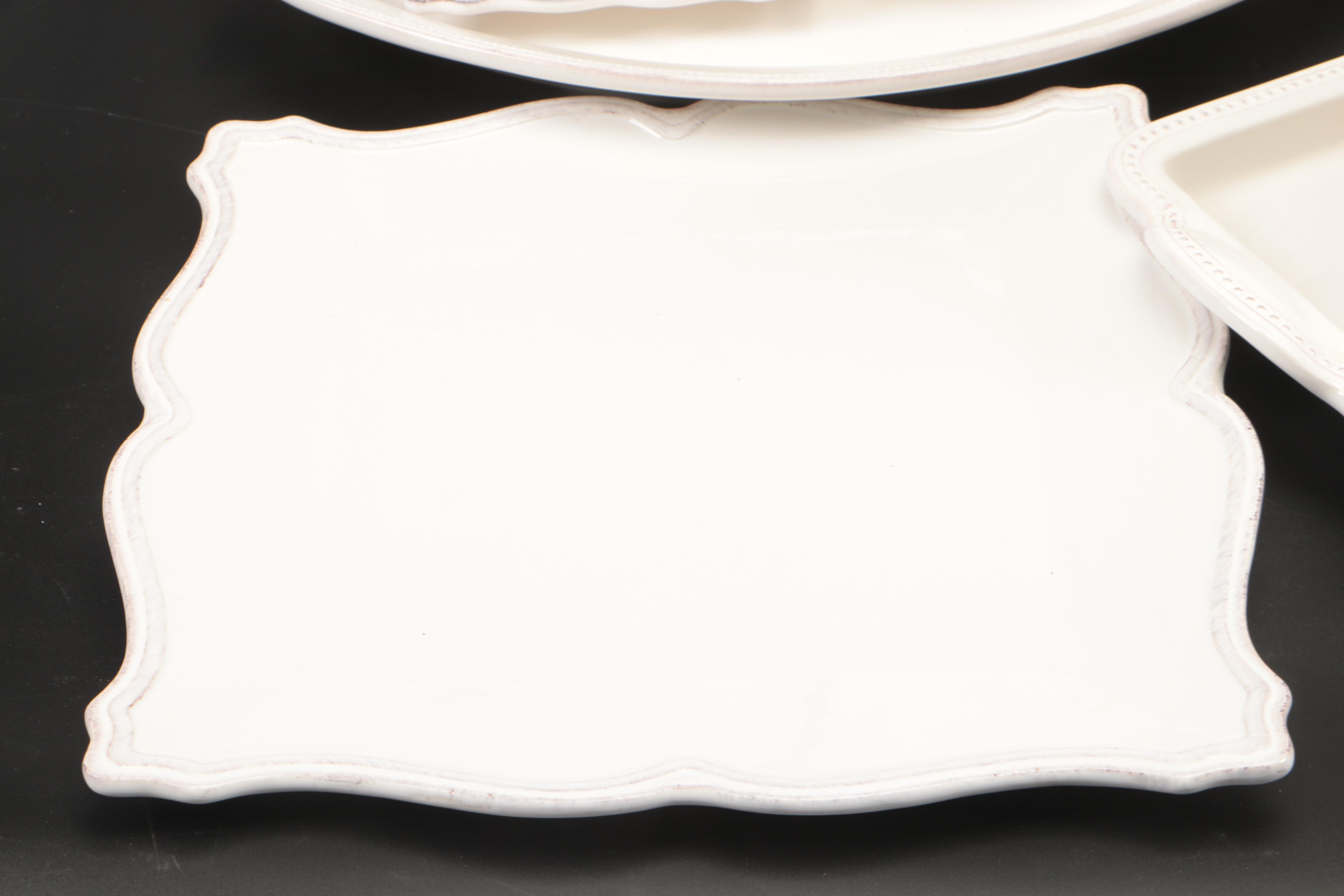 Sur La Table "Pearl" Stoneware Dinnerware