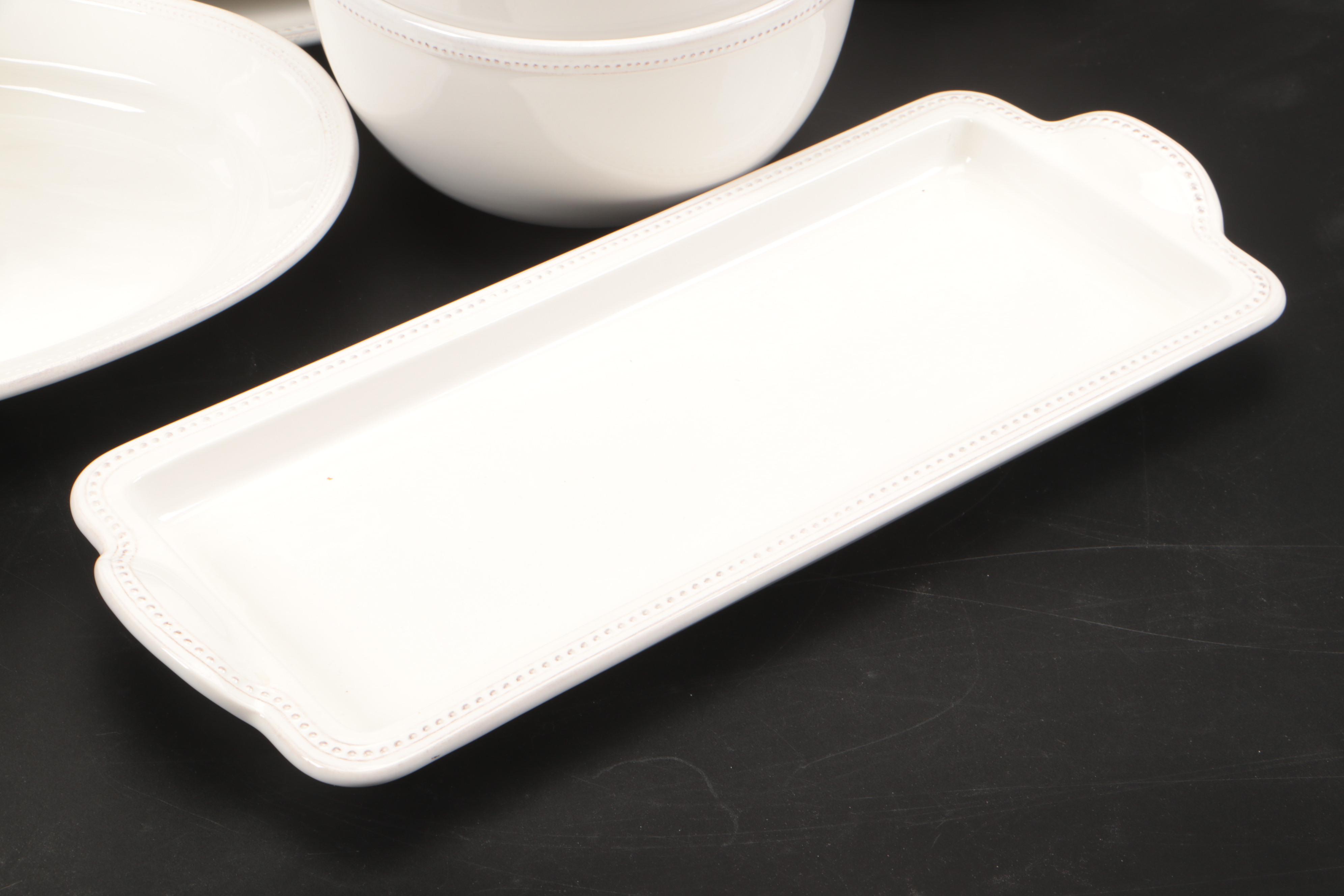 Sur La Table "Pearl" Stoneware Dinnerware