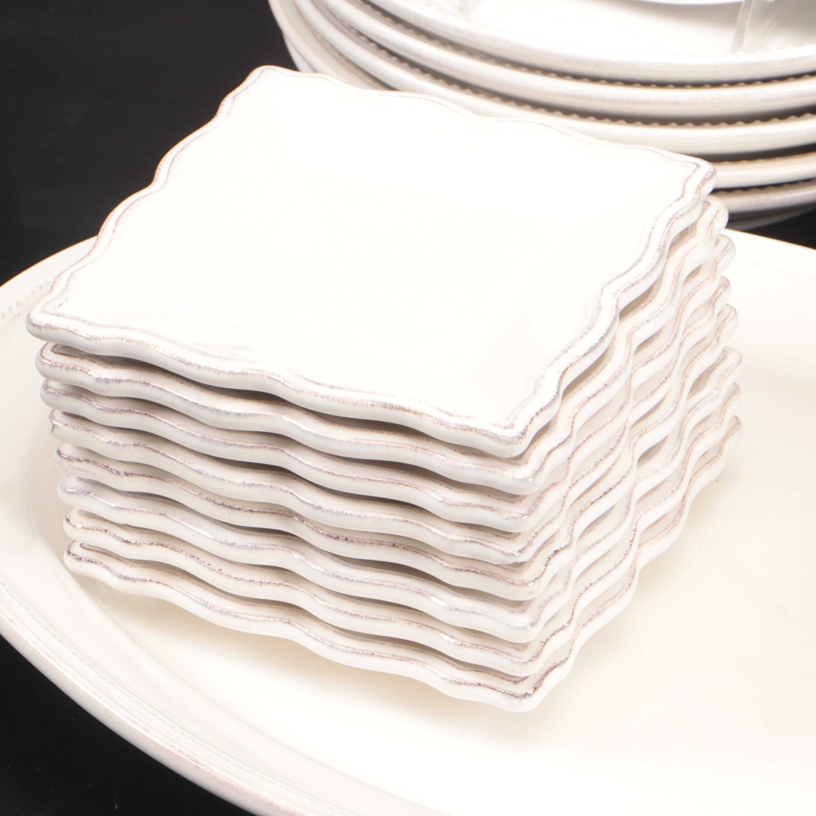 Sur La Table "Pearl" Stoneware Dinnerware