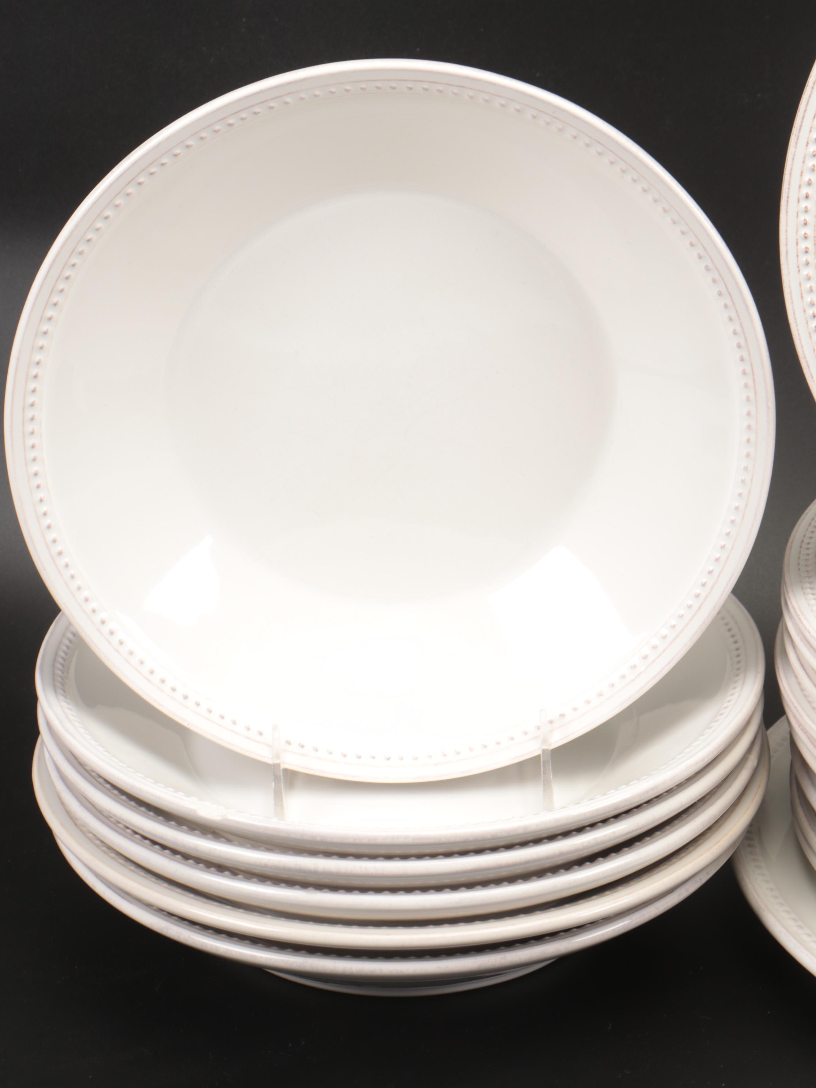 Sur La Table "Pearl" Stoneware Dinnerware
