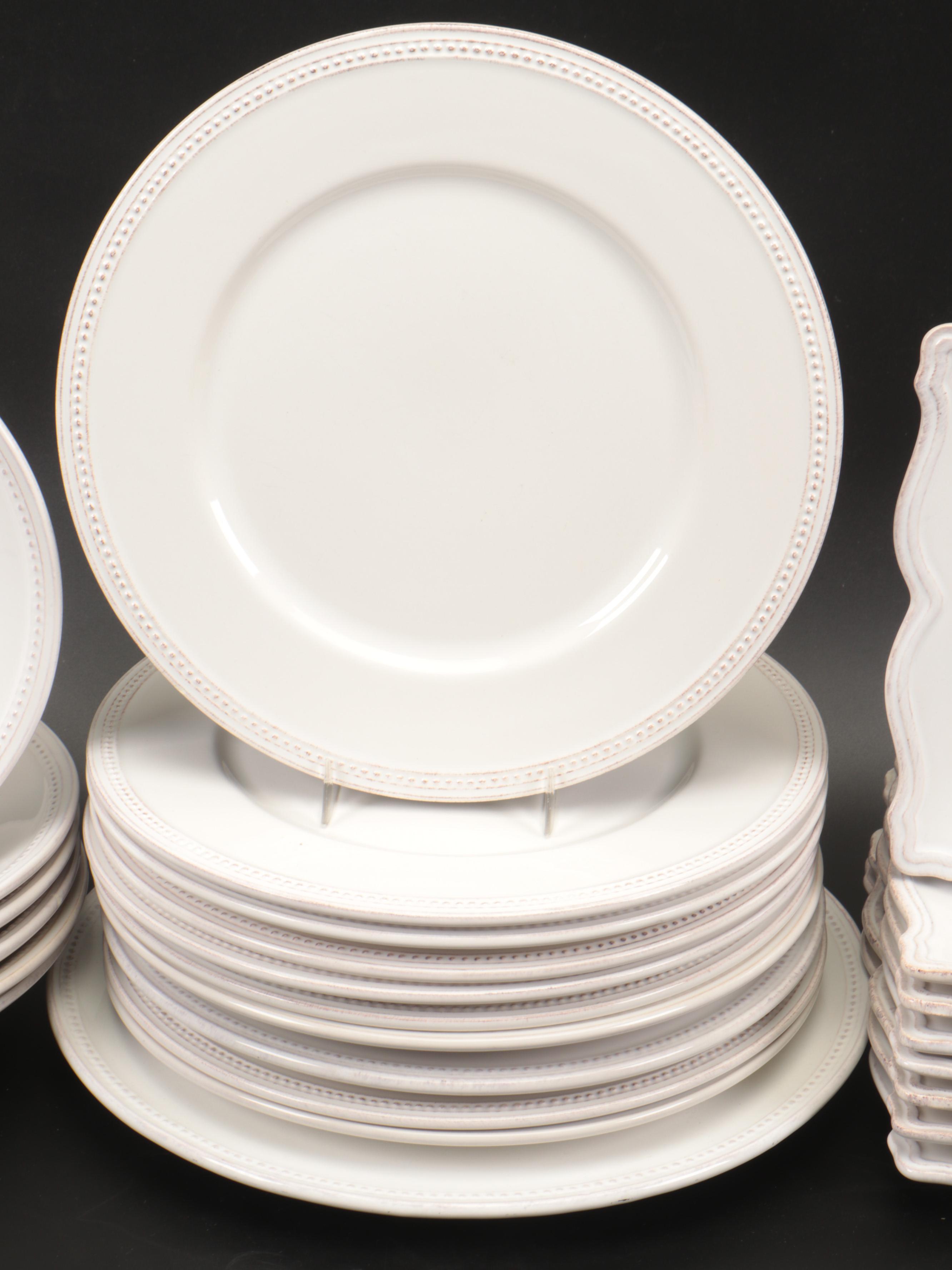 Sur La Table "Pearl" Stoneware Dinnerware
