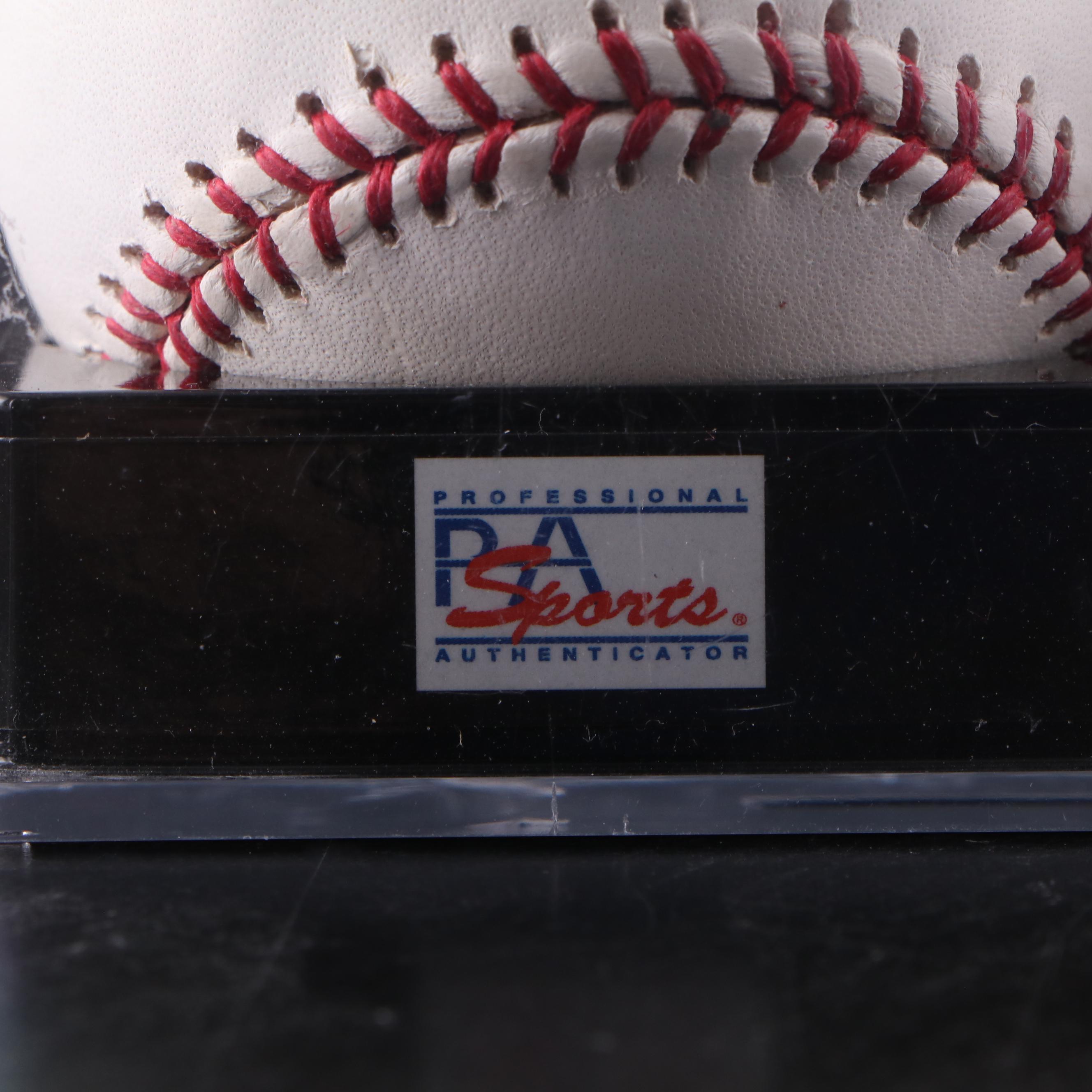 Gary Sheffield and Joe Girardi Signed Rawlings Official Major League Baseballs