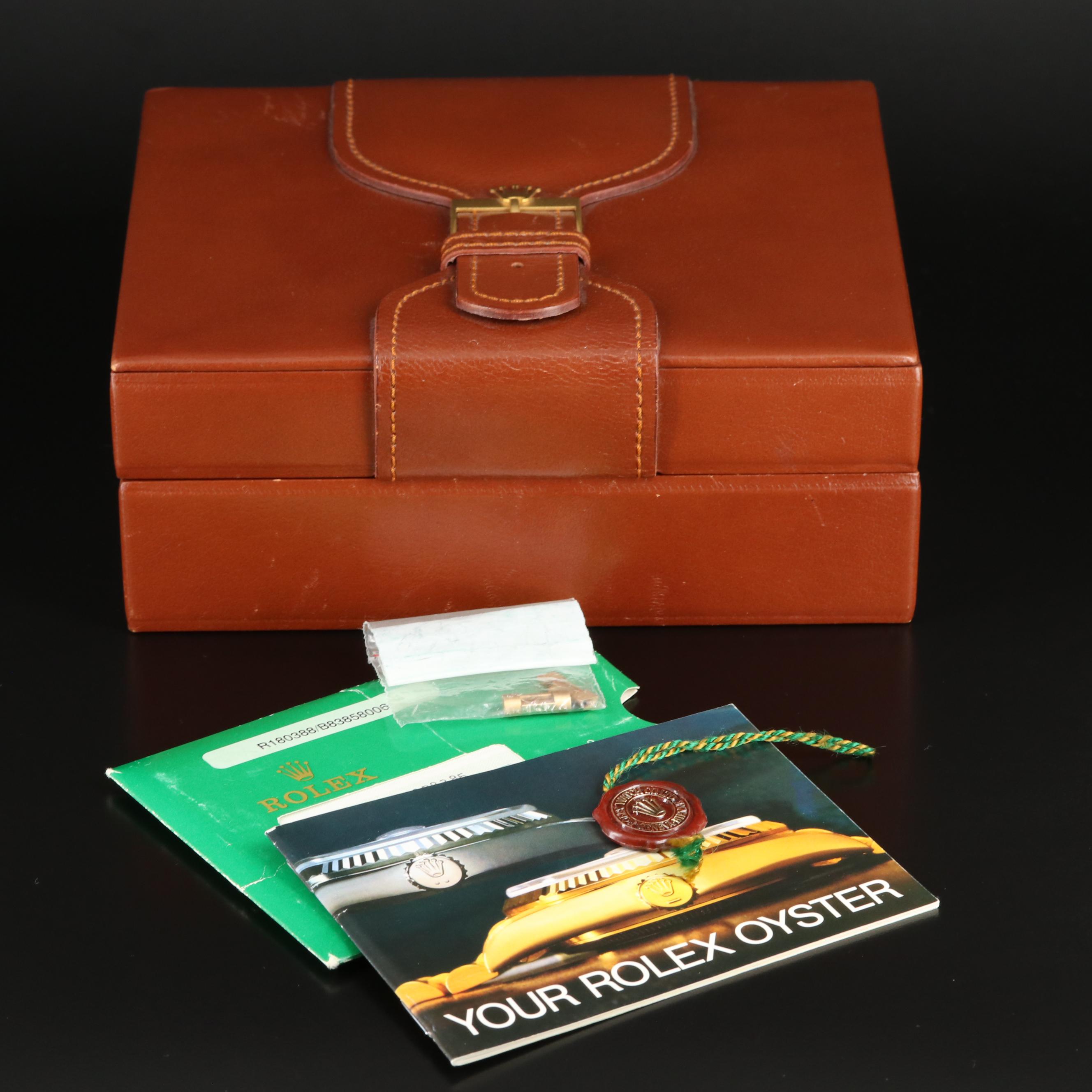 1987 Rolex 18k Day-Date 2.16 CTW Custom Diamond Dial & Bezel Watch