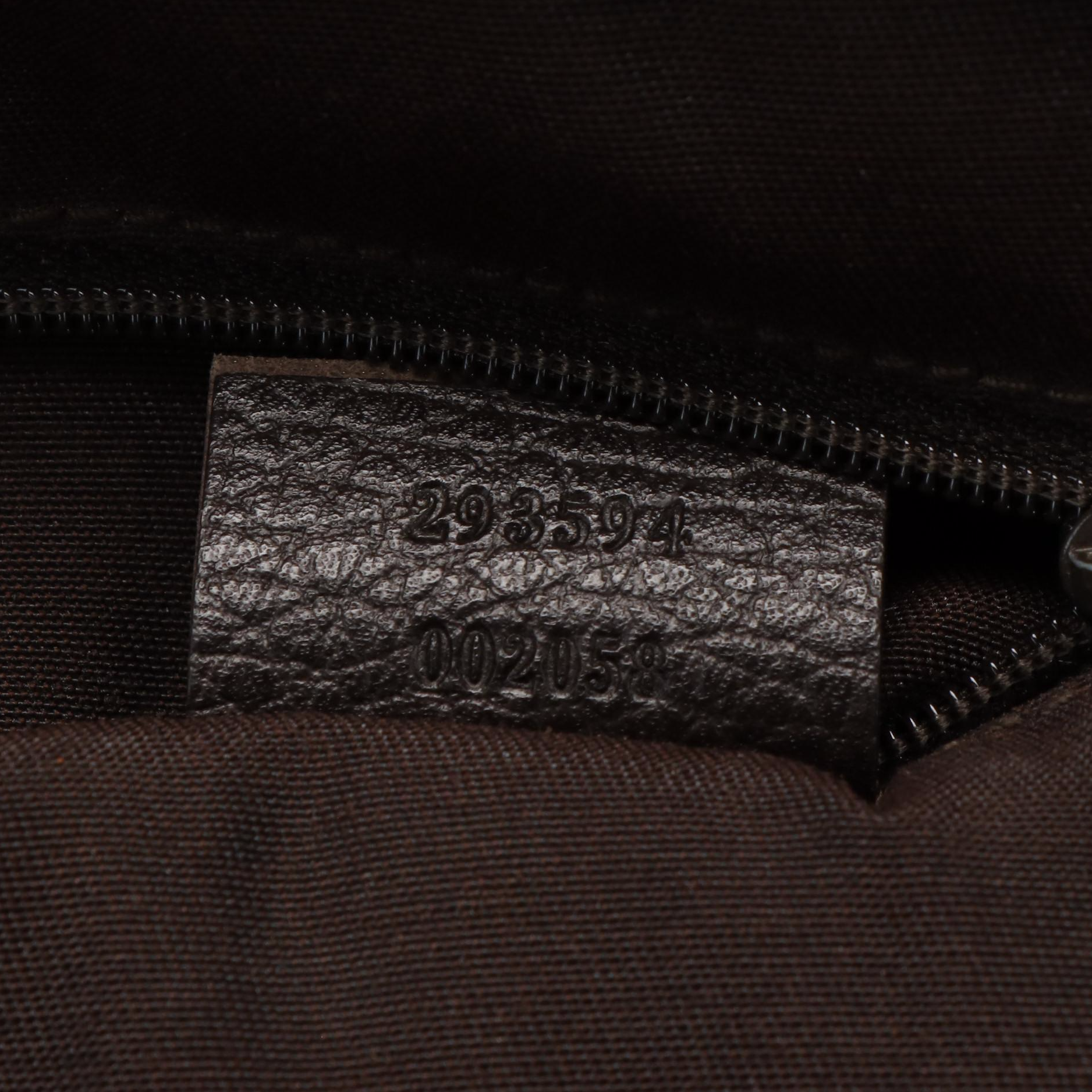 Gucci Princy Boston Bag in Brown GG Canvas and Leather