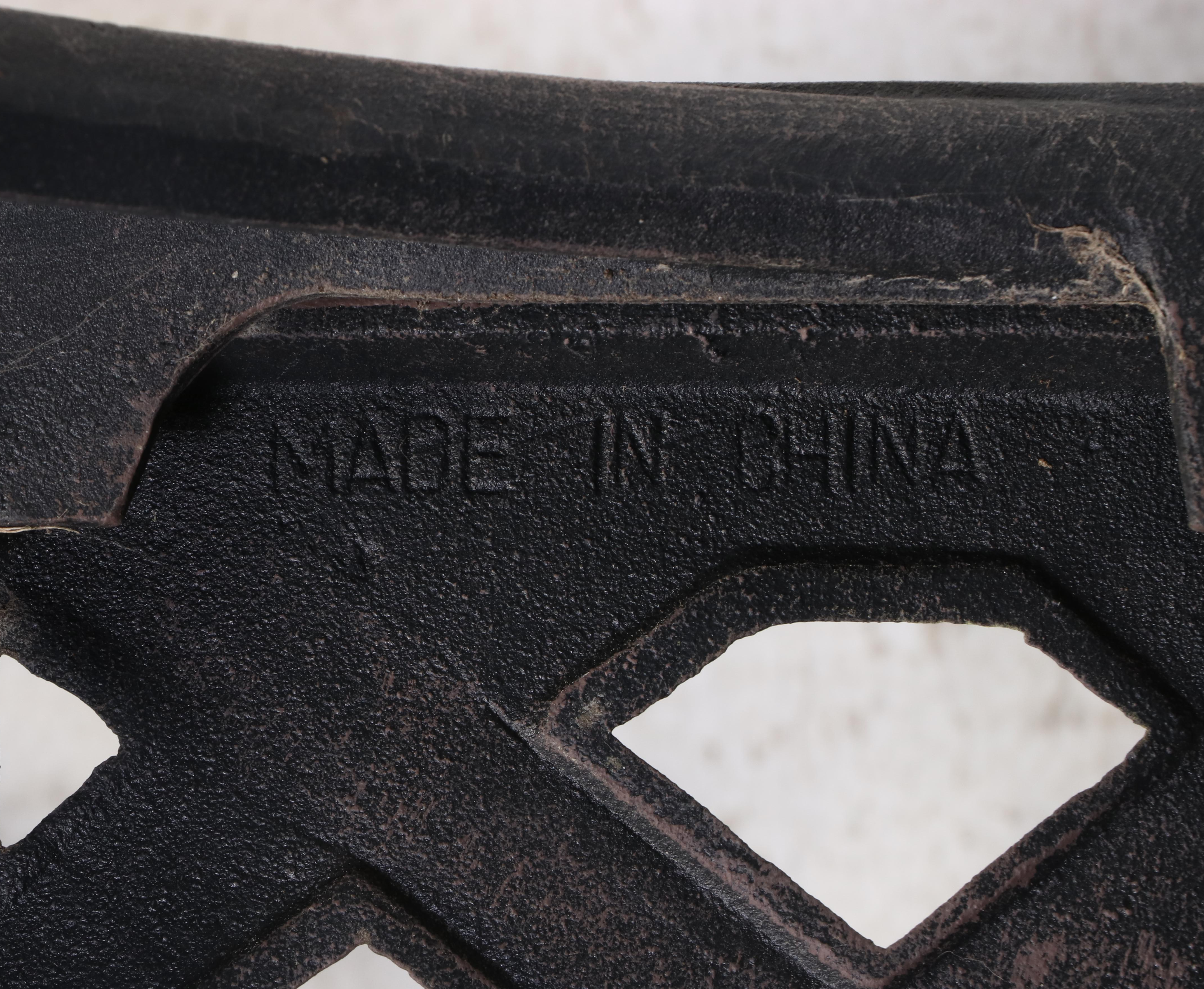 Powder-Coated and Cast Aluminum Garden Bench