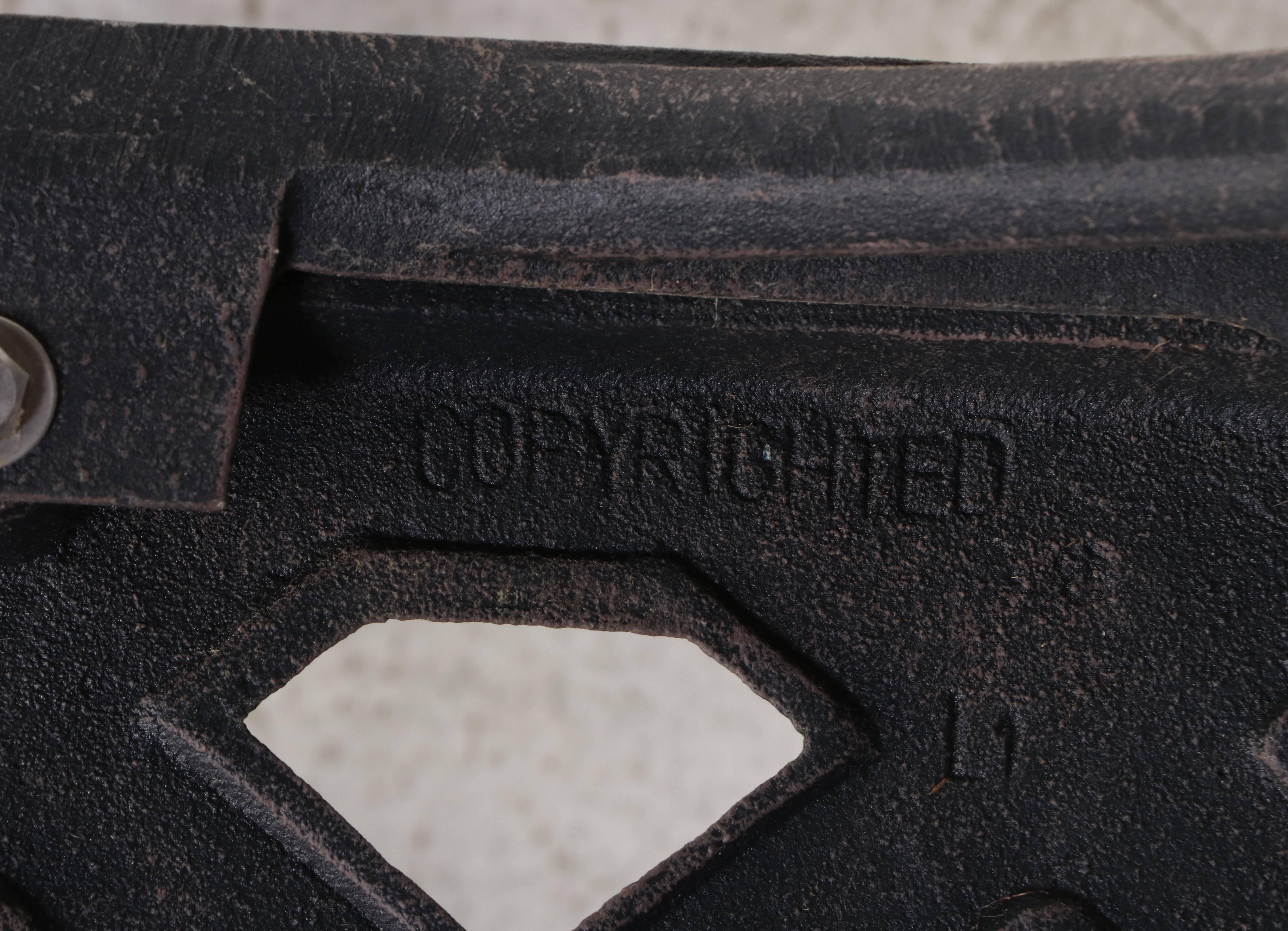 Powder-Coated and Cast Aluminum Garden Bench