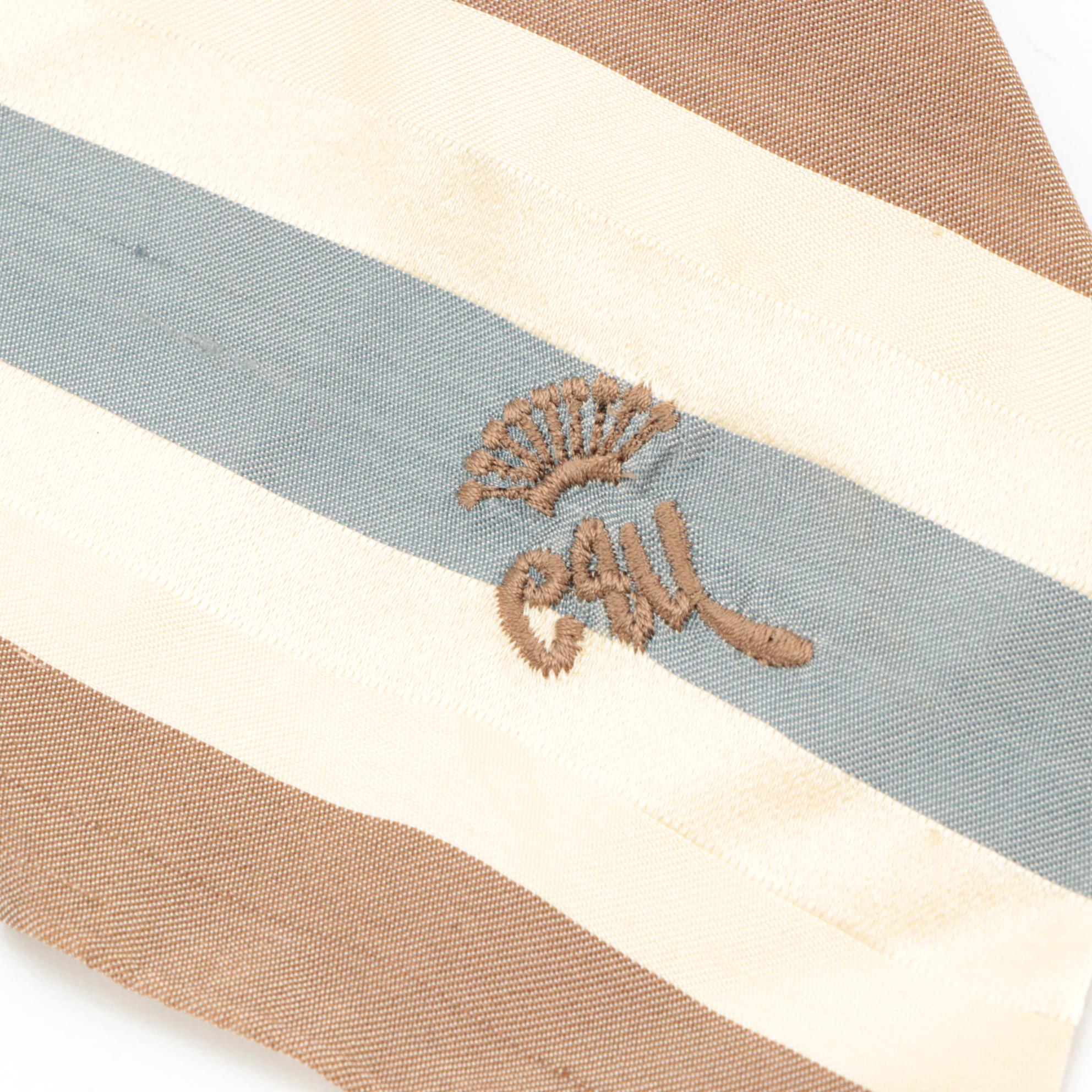 Assorted Patterned Vintage Neckties Featuring Saks Fifth Avenue, Jos. A. Bank