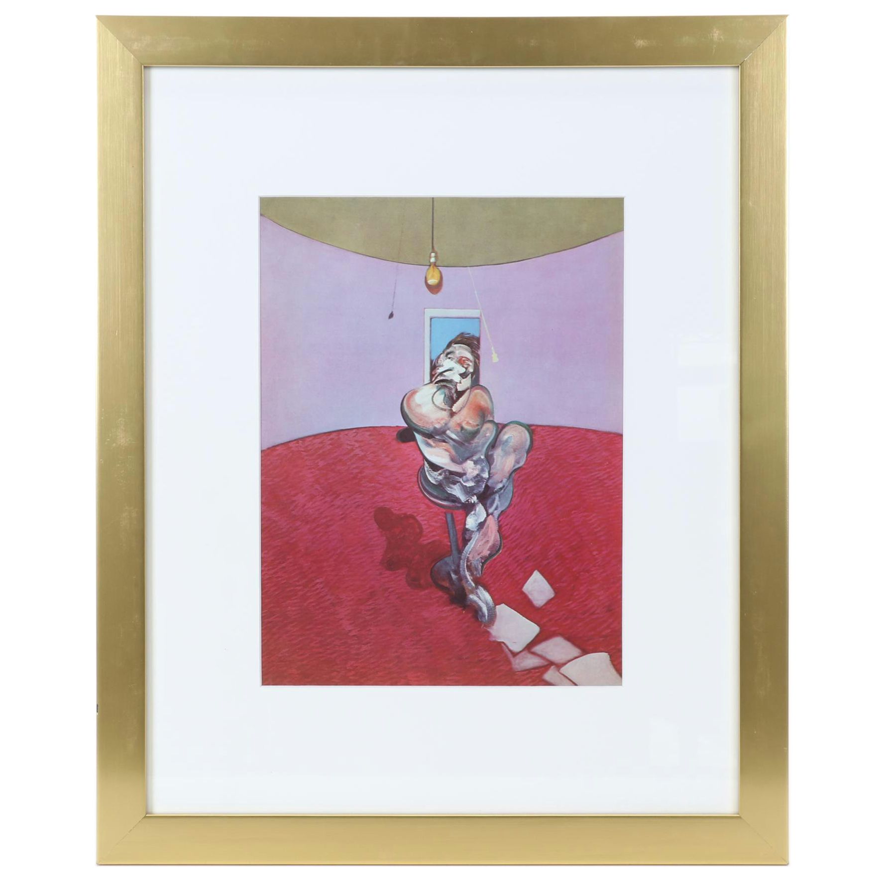 Francis Bacon Color Lithograph "Portrait of George Dyer Talking," 1966