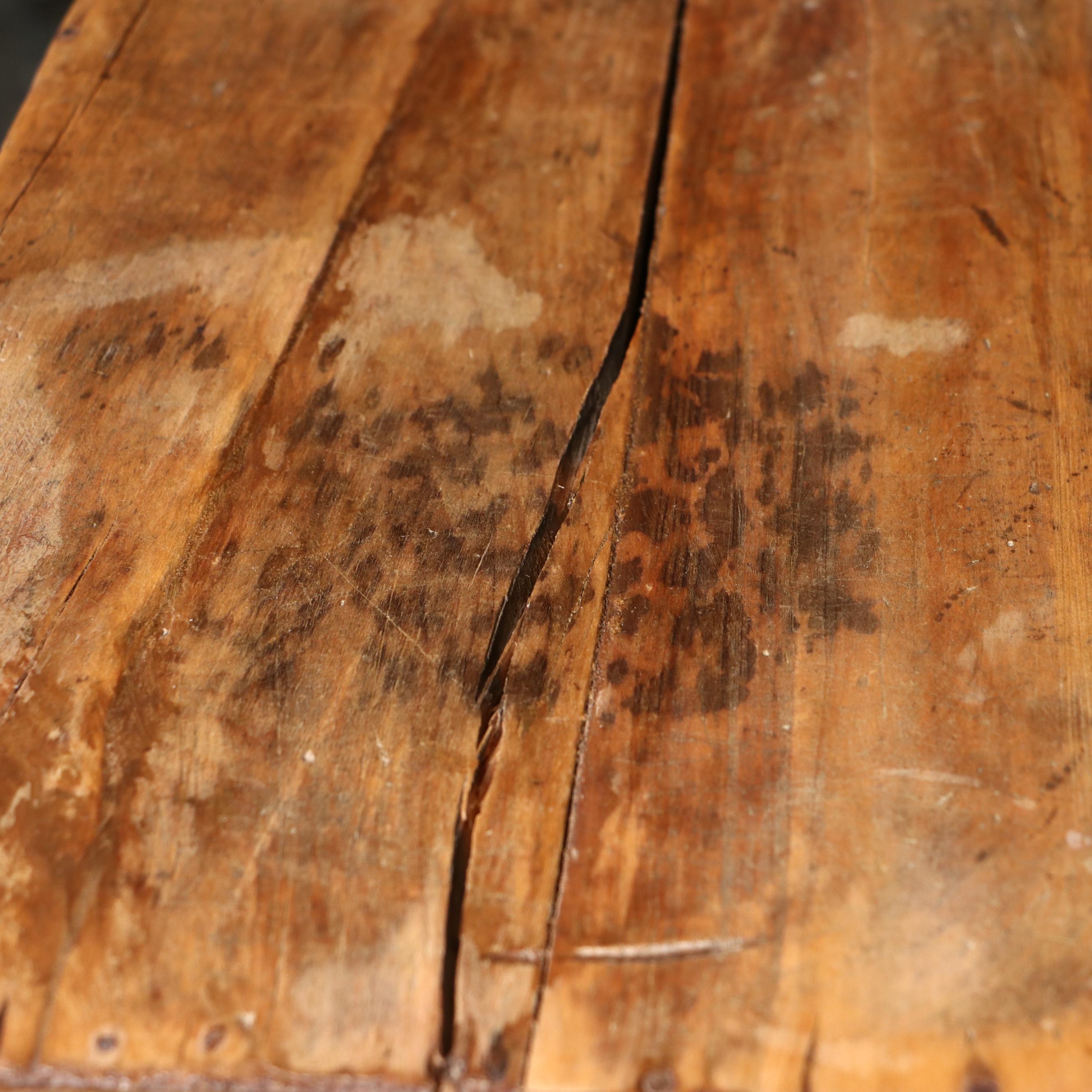 Antique Wooden Tool Chest or Storage Box