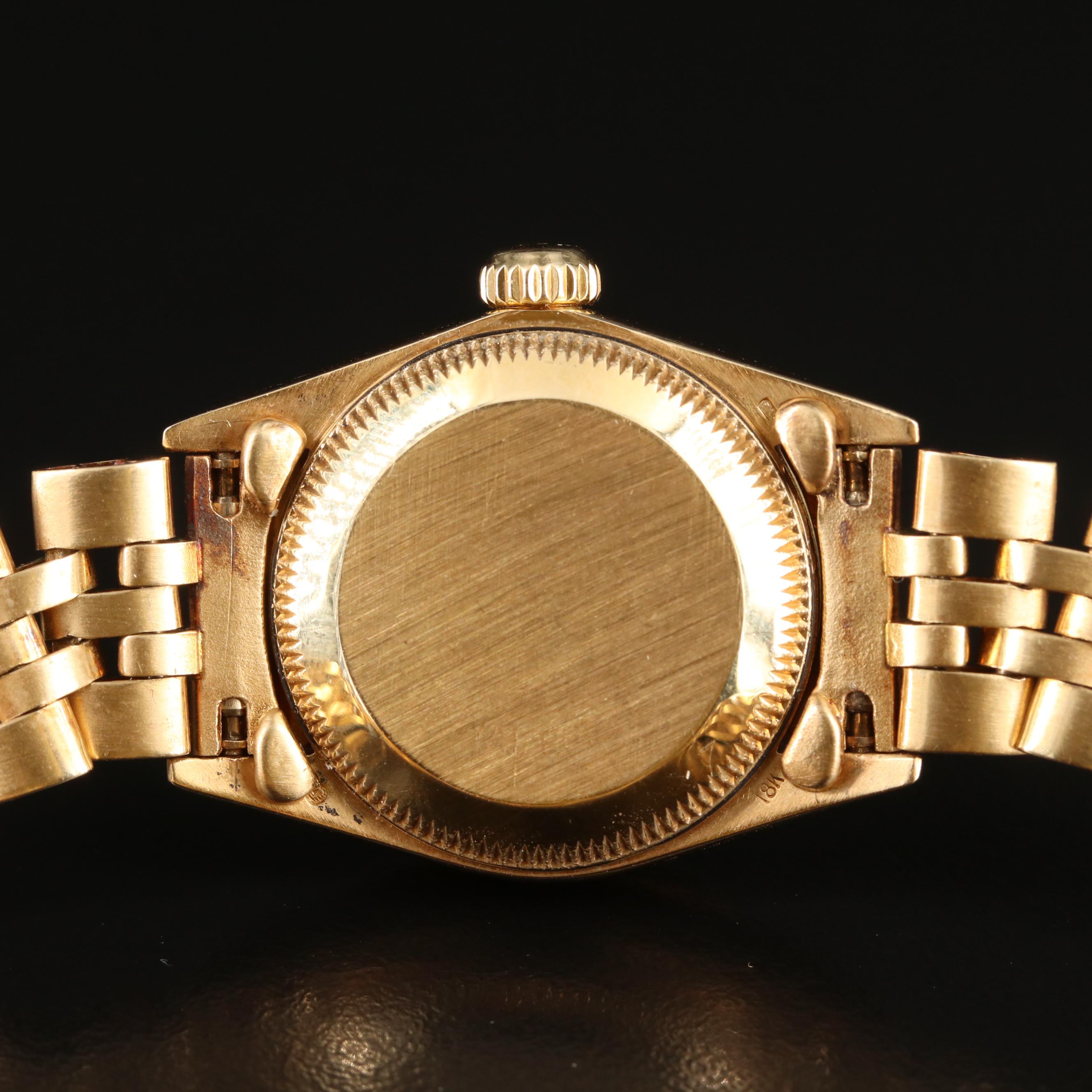 Rolex Oyster Perpetual 18K Yellow Gold 26MM Automatic Watch