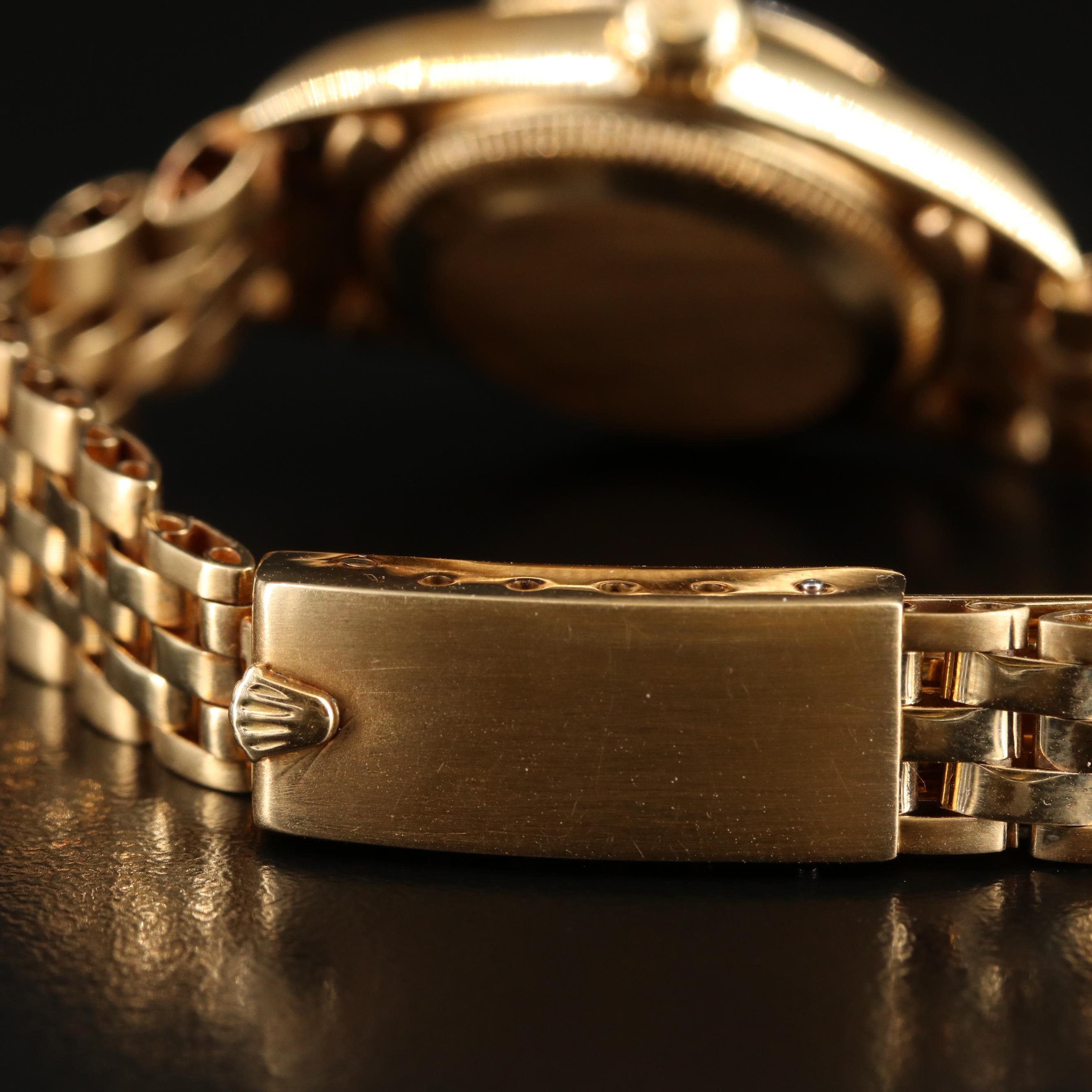 Rolex Oyster Perpetual 18K Yellow Gold 26MM Automatic Watch