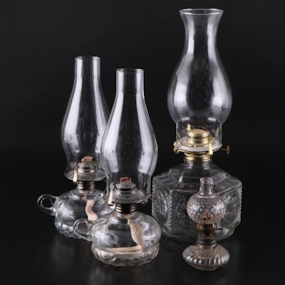 Lamplight Oil Lamps With Victorian English Hobnail Oil Lamp and More