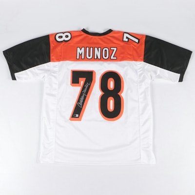 Anthony Munoz Signed Cincinnati Bengals Football Jersey